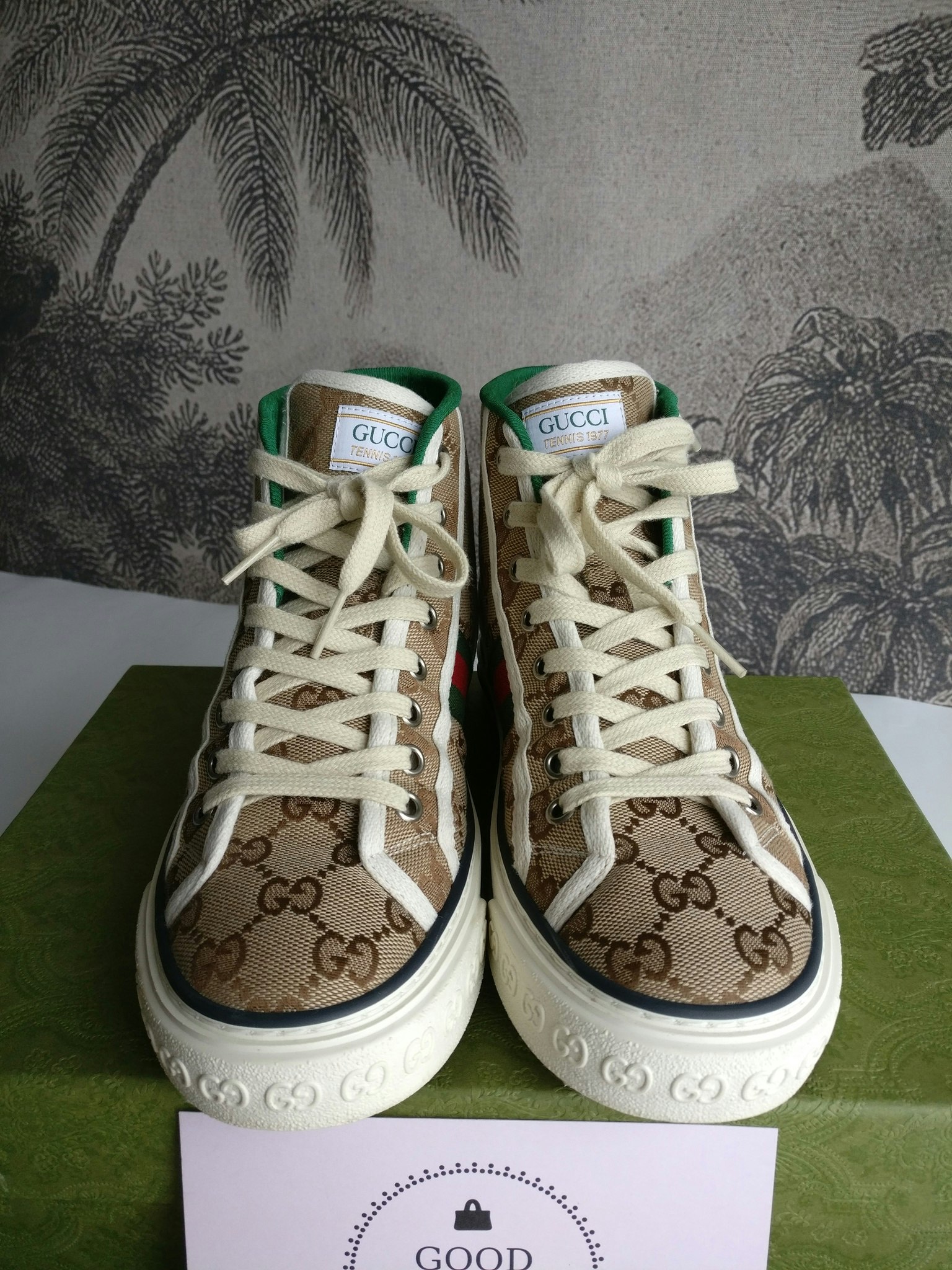Gucci Tennis 1977 High Top Sneakers 37