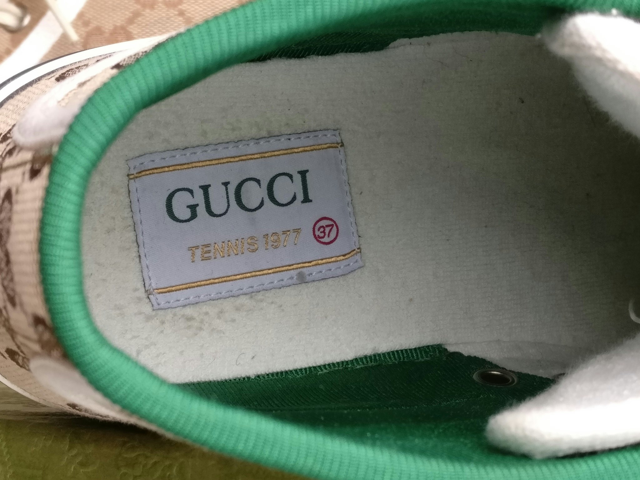 Gucci Tennis 1977 High Top Sneakers 37