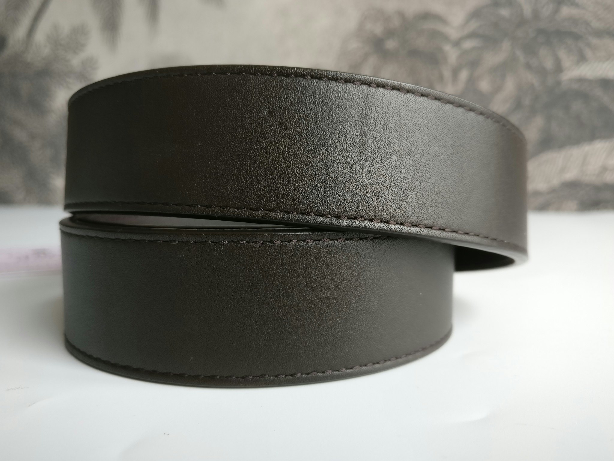 Gucci GG Marmont thin belt brown