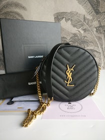 Saint Laurent Round Bag grain de poudre