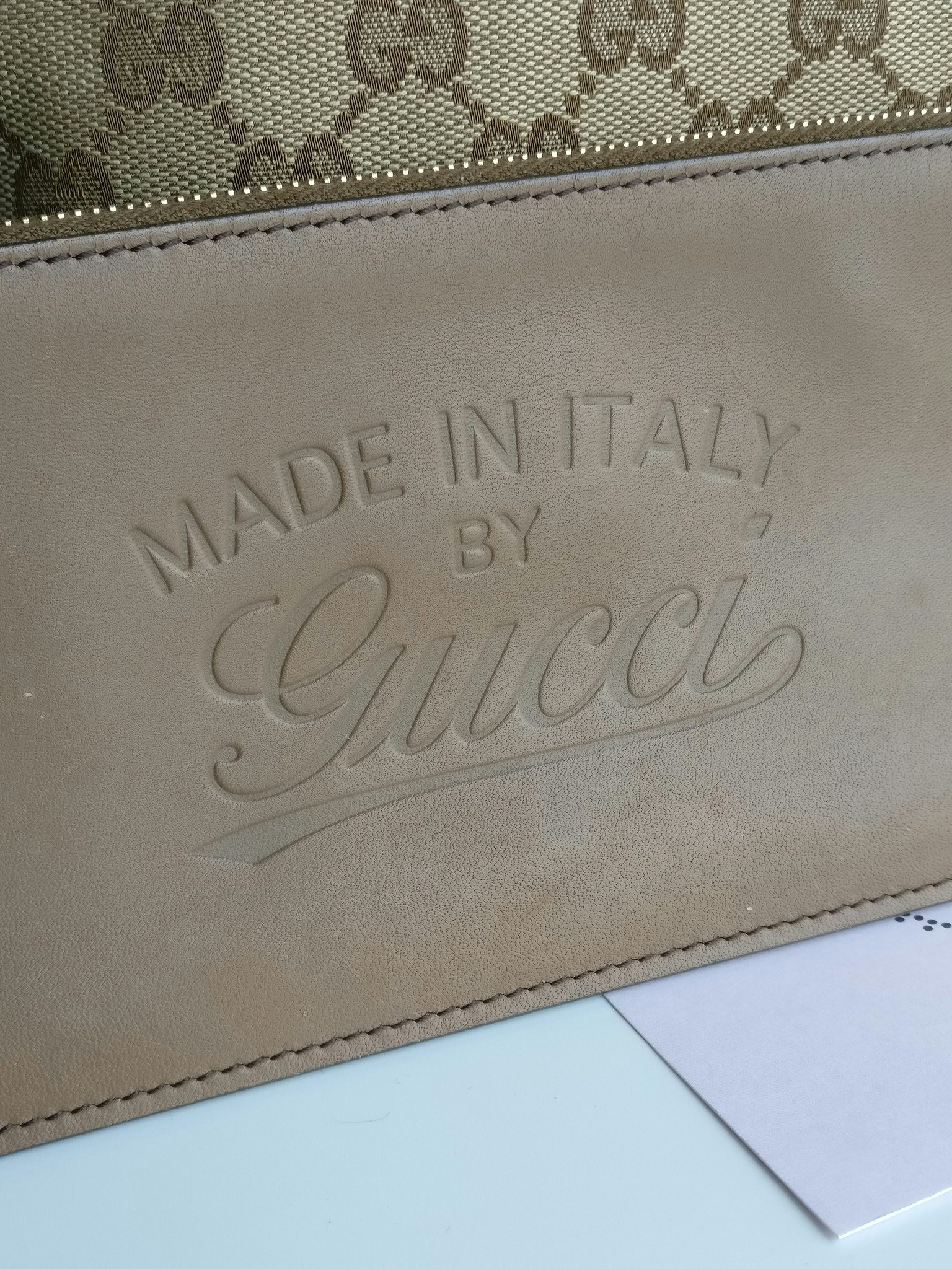 Gucci GG Small Craft Tote with pouch