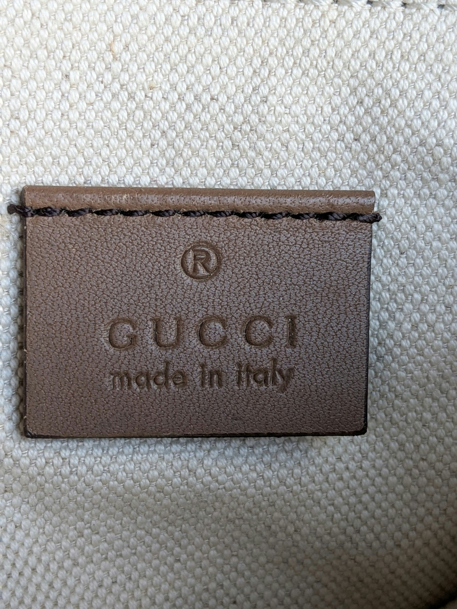 Gucci GG Small Craft Tote with pouch