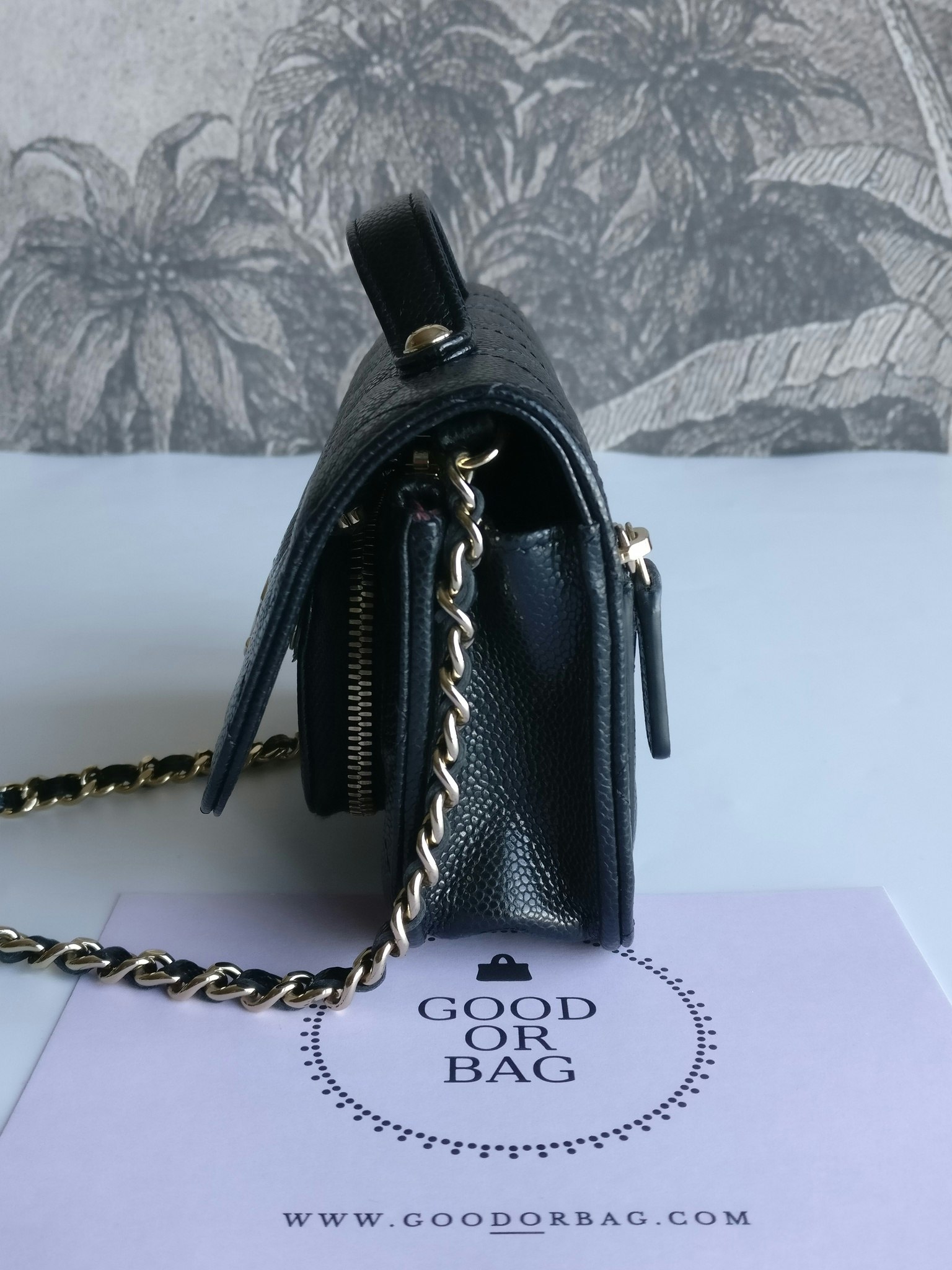Chanel Mini Business Affinity Clutch with Chain