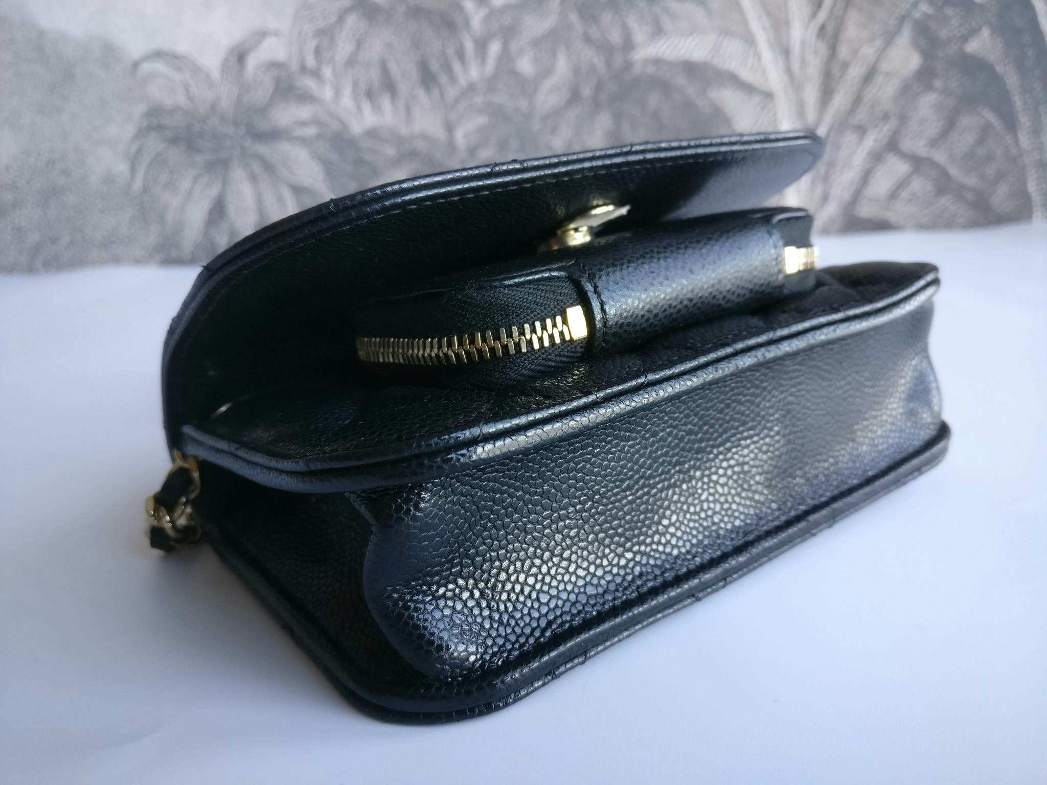 Chanel Mini Business Affinity Clutch with Chain