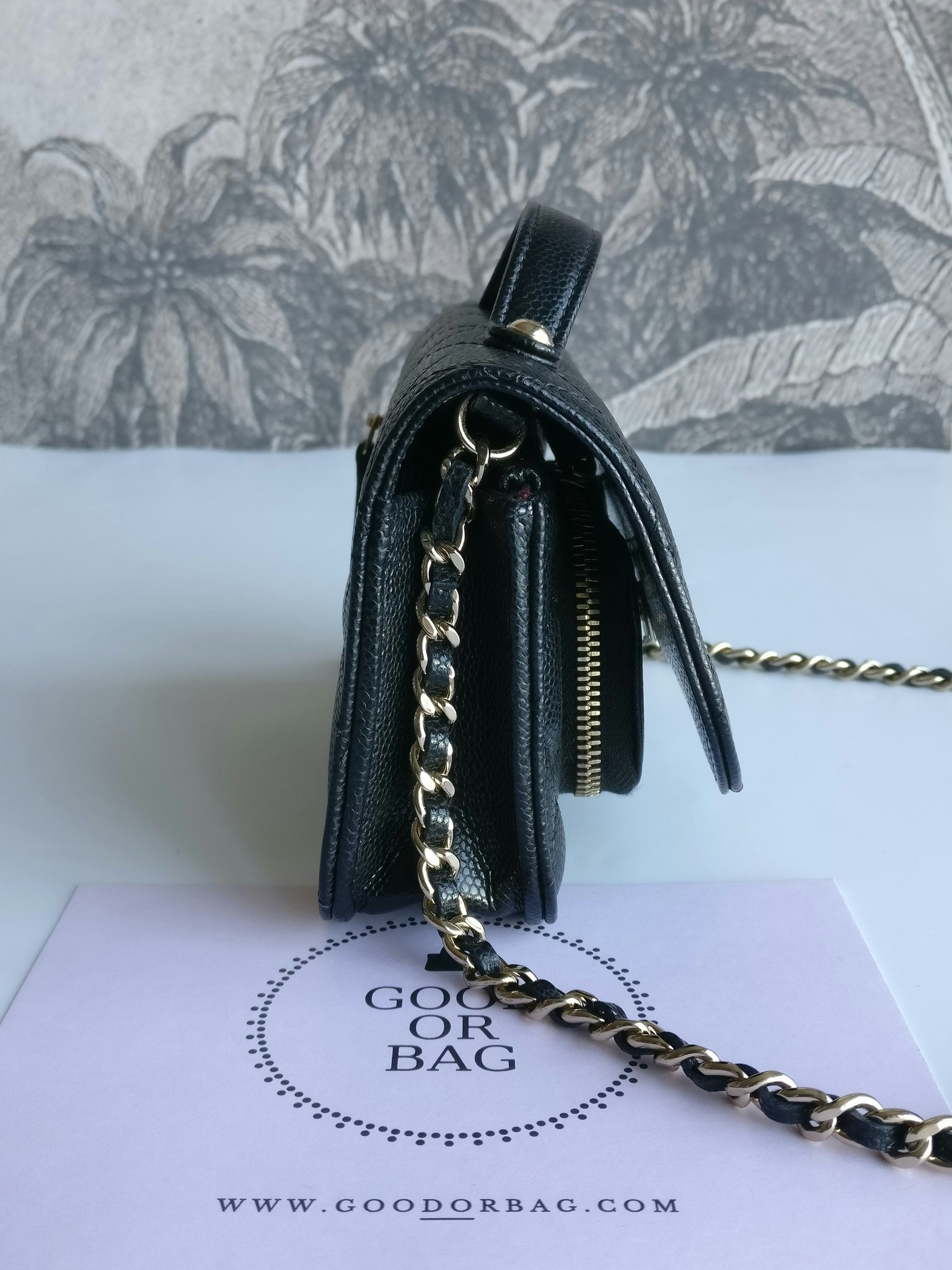 Chanel Mini Business Affinity Clutch with Chain