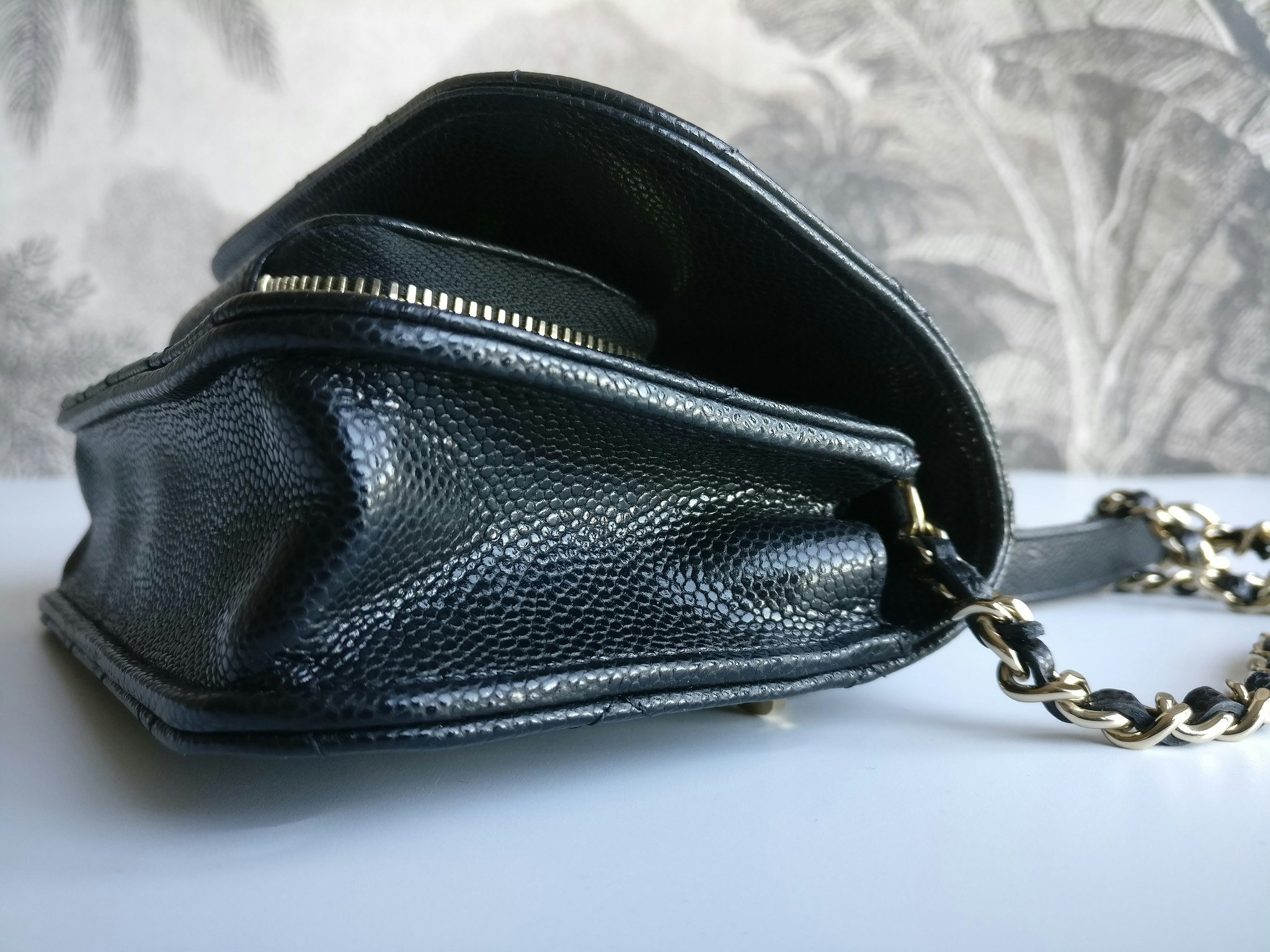 Chanel Mini Business Affinity Clutch with Chain