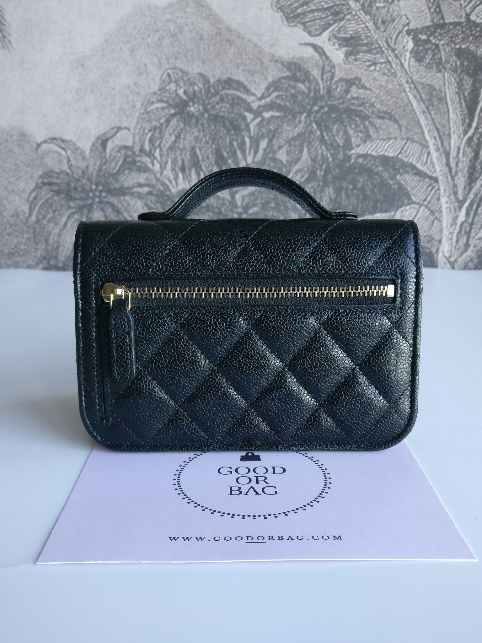 Chanel Mini Business Affinity Clutch with Chain
