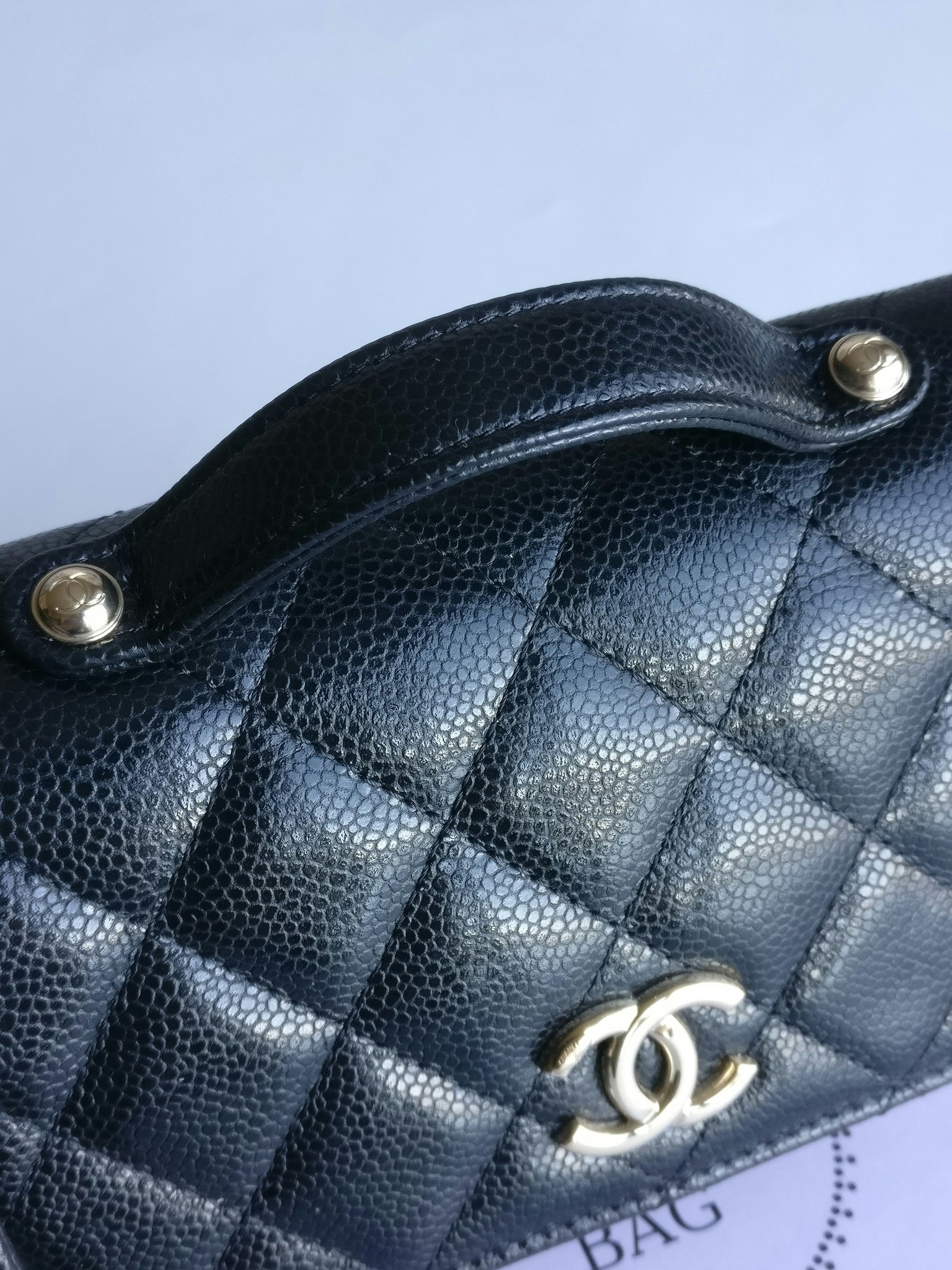 Chanel Mini Business Affinity Clutch with Chain