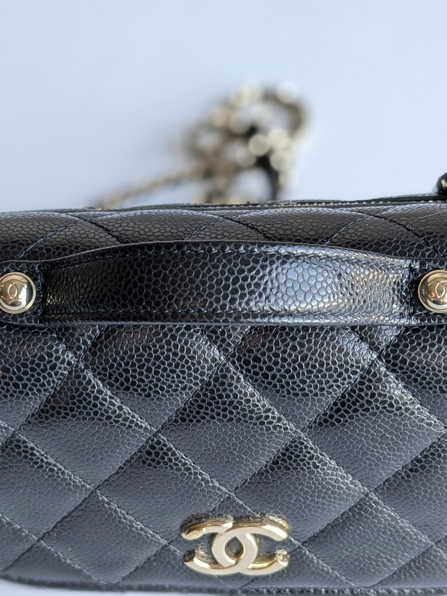 Chanel Mini Business Affinity Clutch with Chain