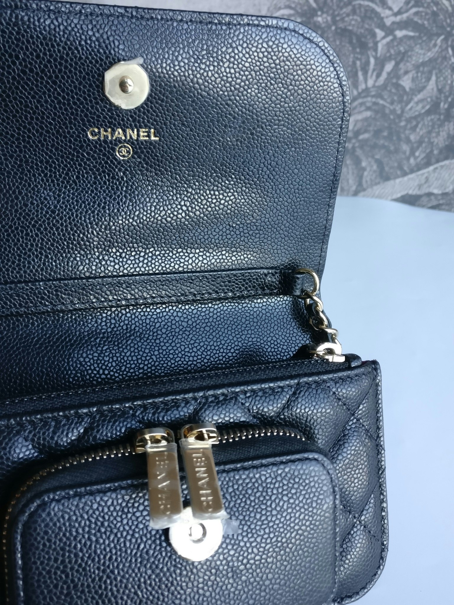 Chanel Mini Business Affinity Clutch with Chain