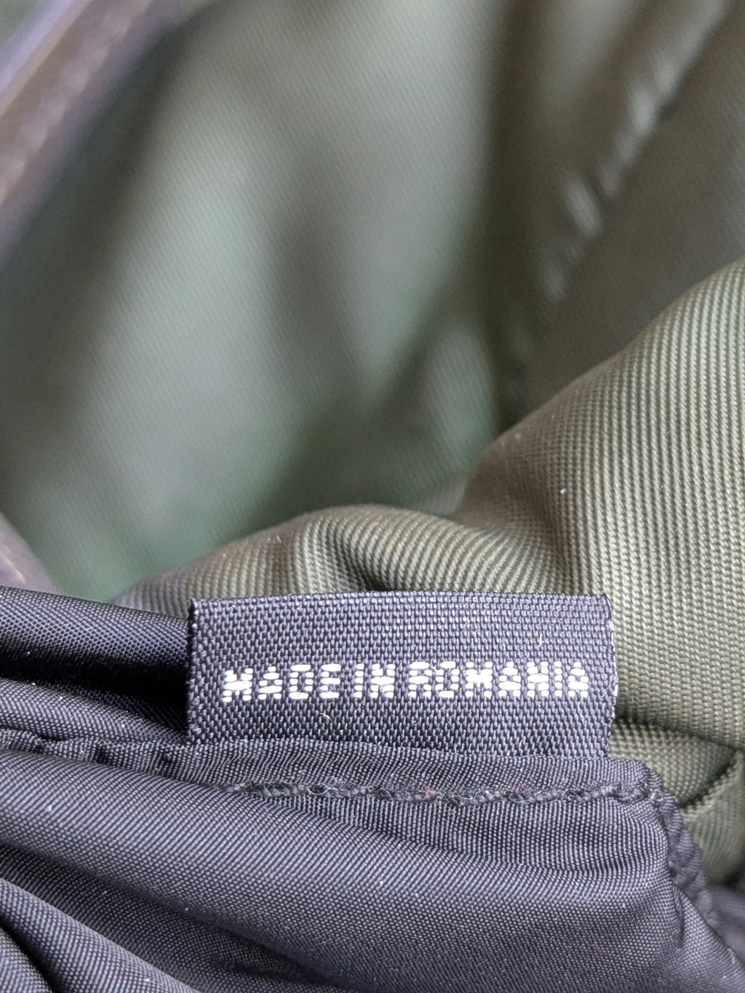 Prada Tessuto Nylon Bomber Tote Khaki