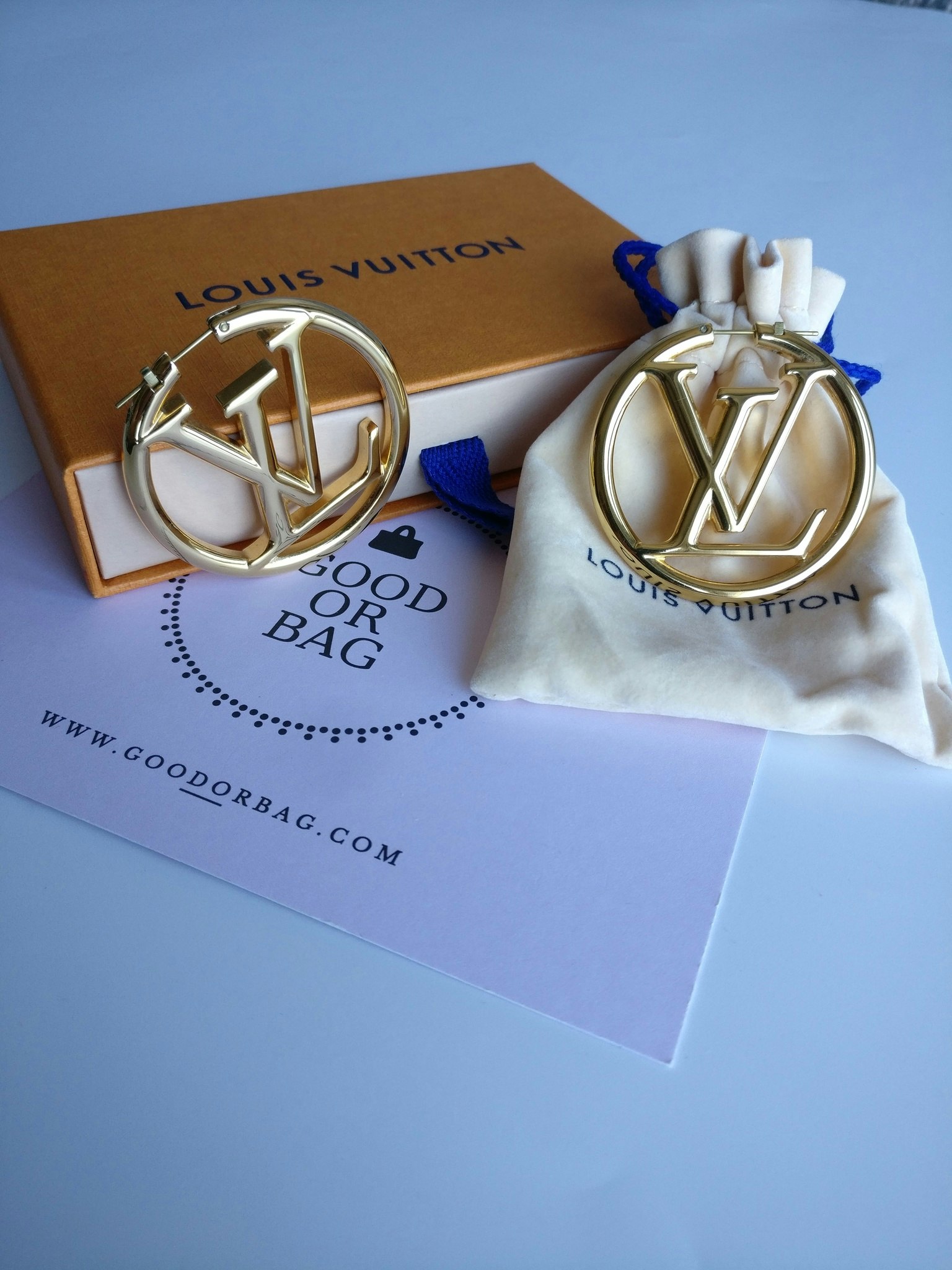 Louis Vuitton Louise Hoop GM earrings