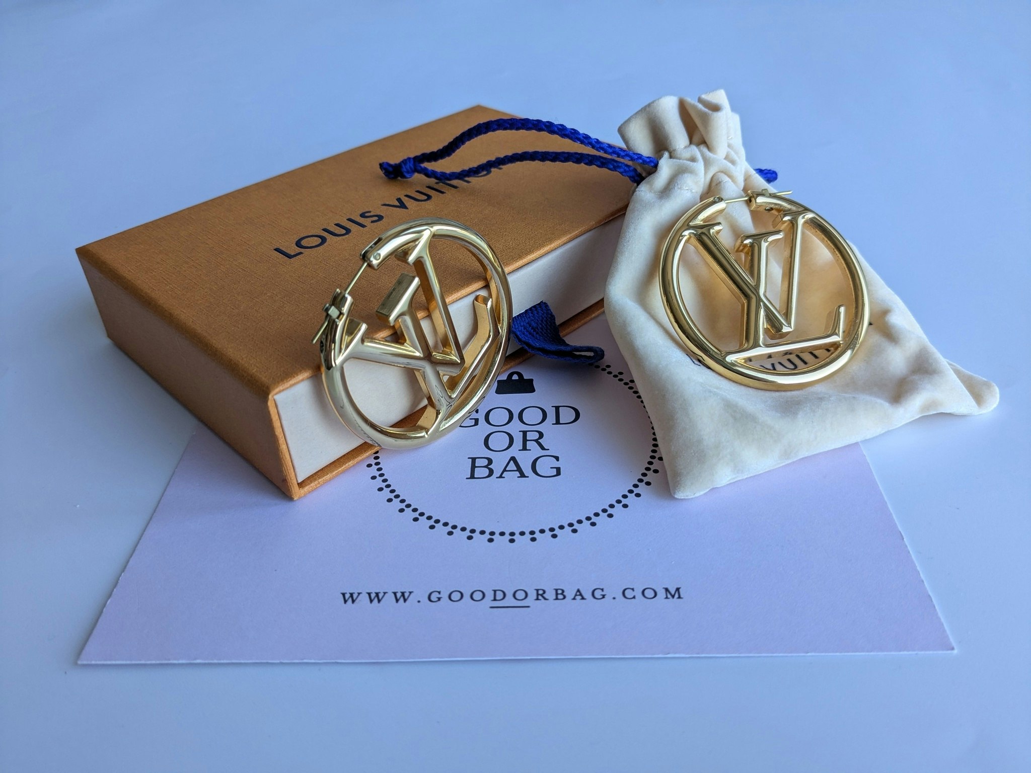Louis Vuitton Louise Hoop GM earrings