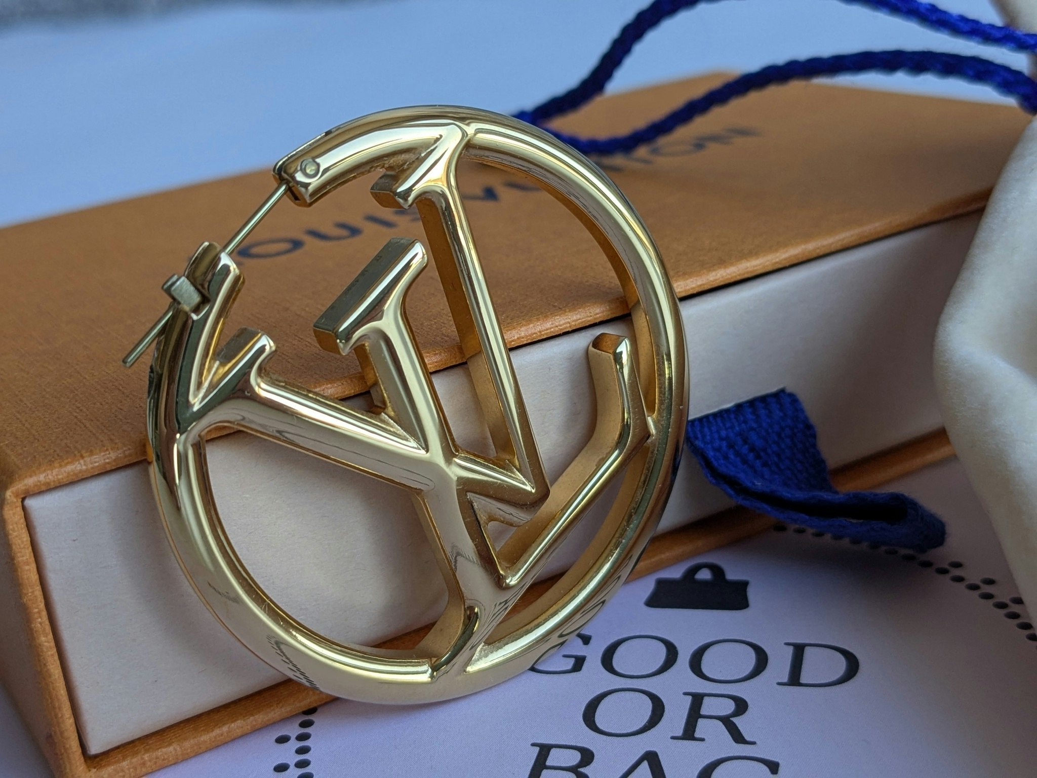 Louis Vuitton Louise Hoop GM earrings