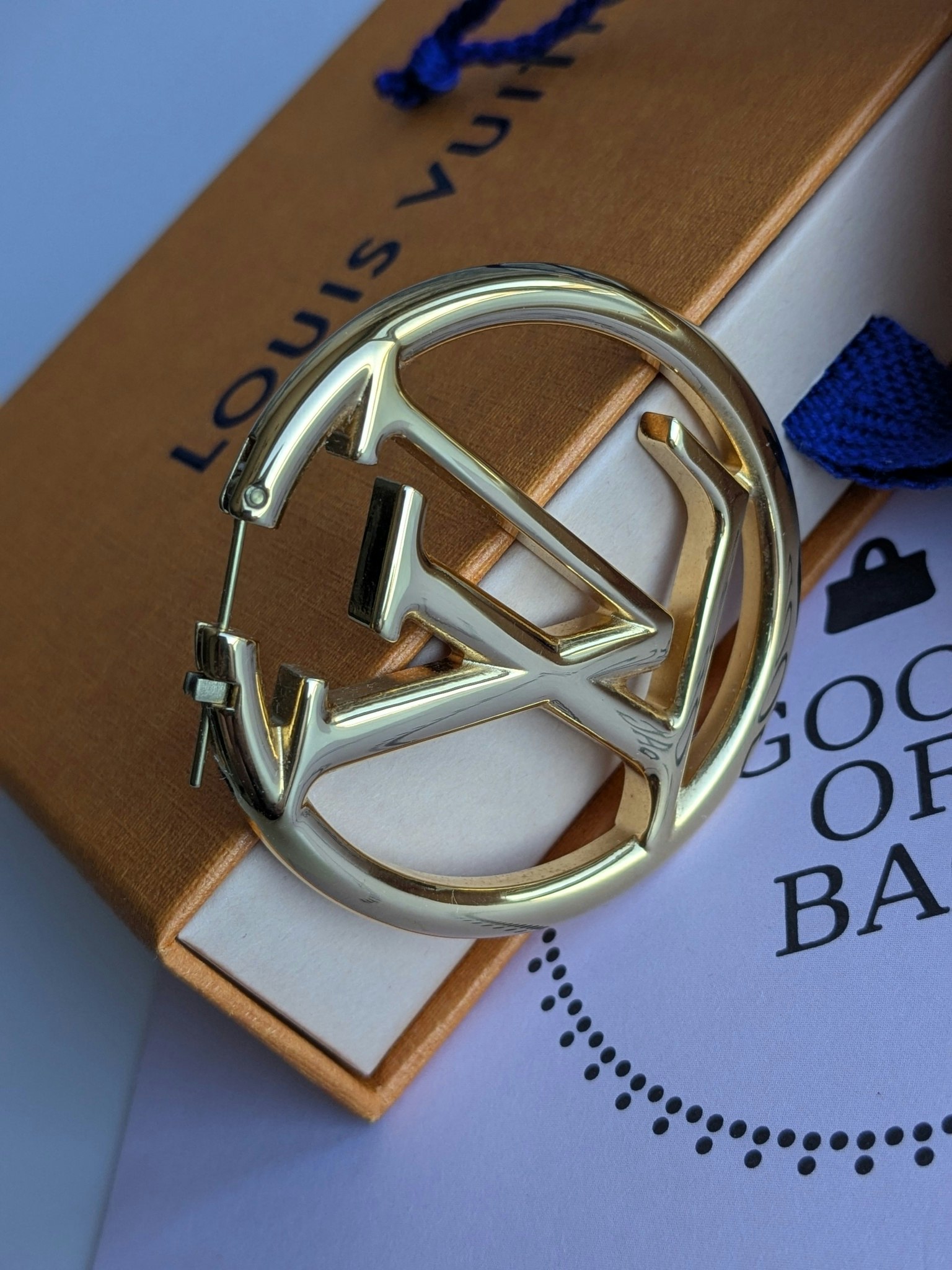 Louis Vuitton Louise Hoop GM earrings