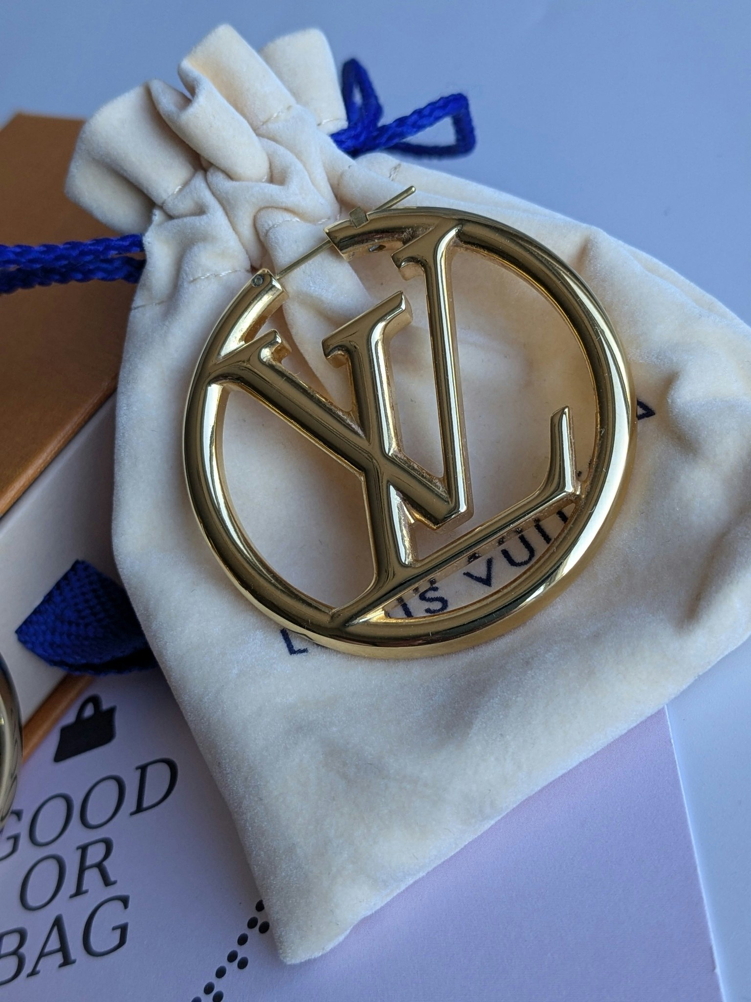 Louis Vuitton Louise Hoop GM earrings