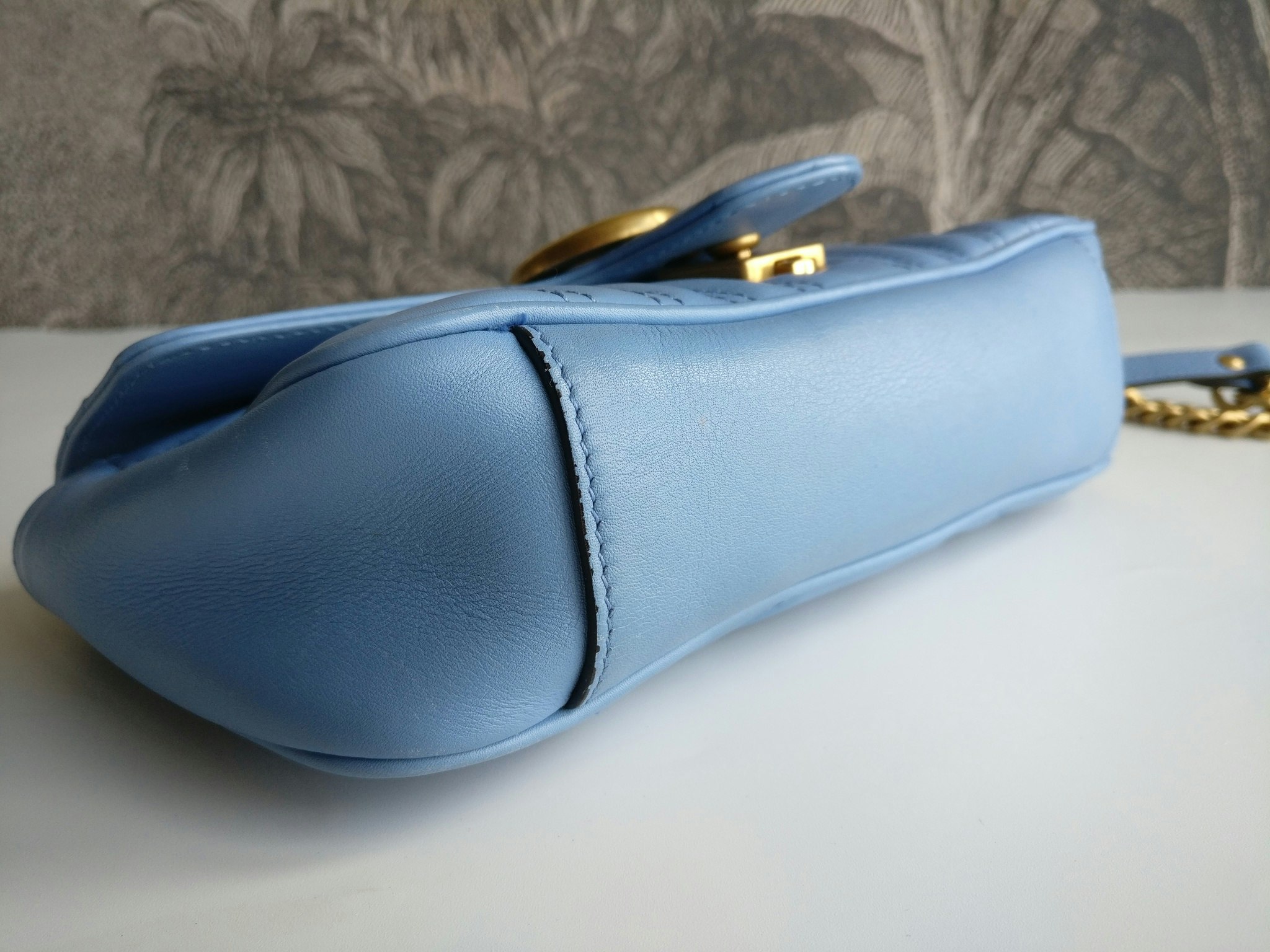 Gucci Marmont Shoulder bag light blue