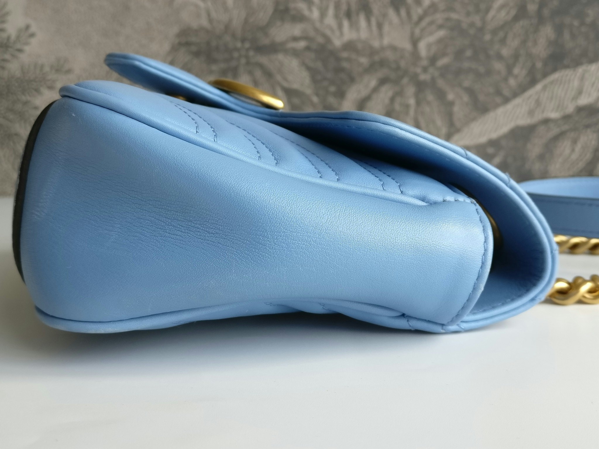 Gucci Marmont Shoulder bag light blue