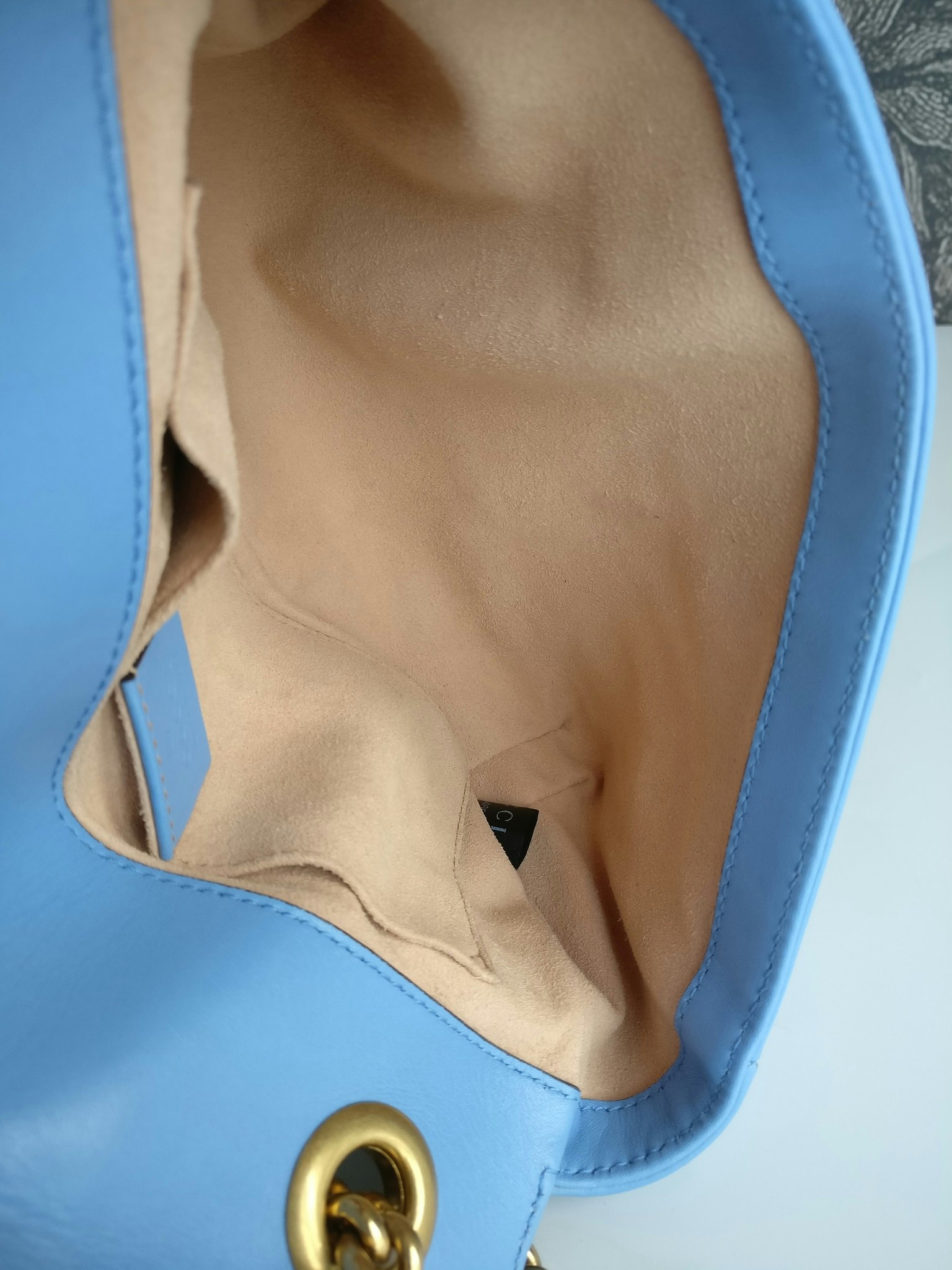 Gucci Marmont Shoulder bag light blue