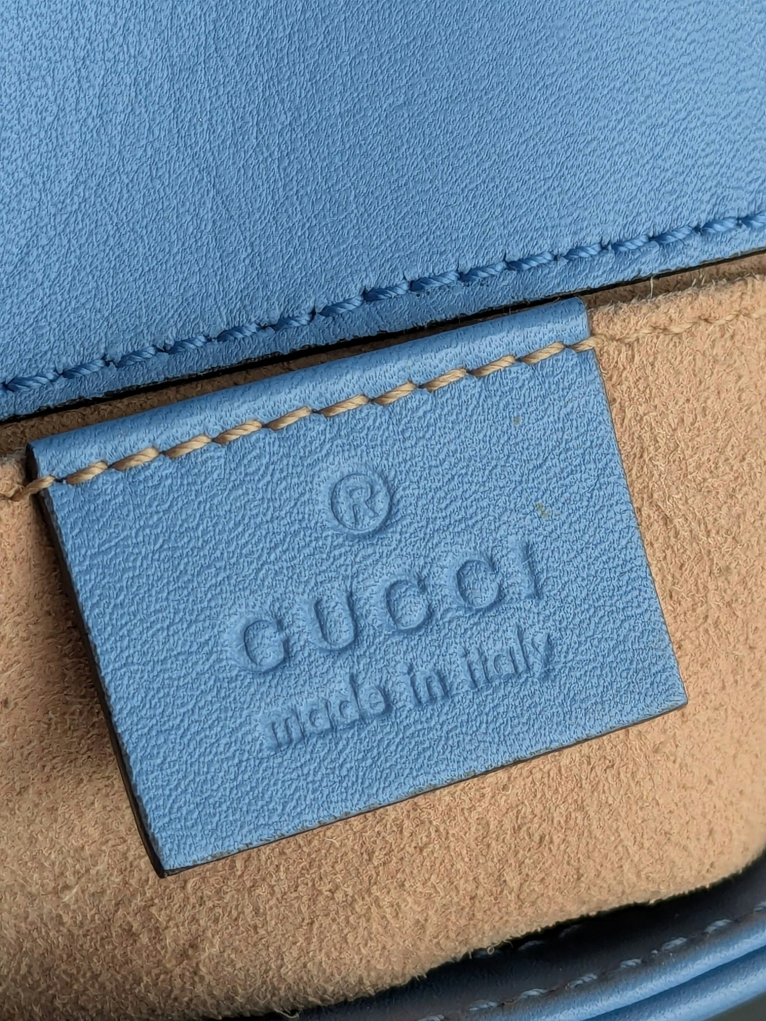 Gucci Marmont Shoulder bag light blue