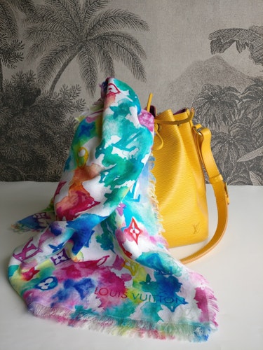 Louis Vuitton Limited Edition Watercolor Stole Shawl