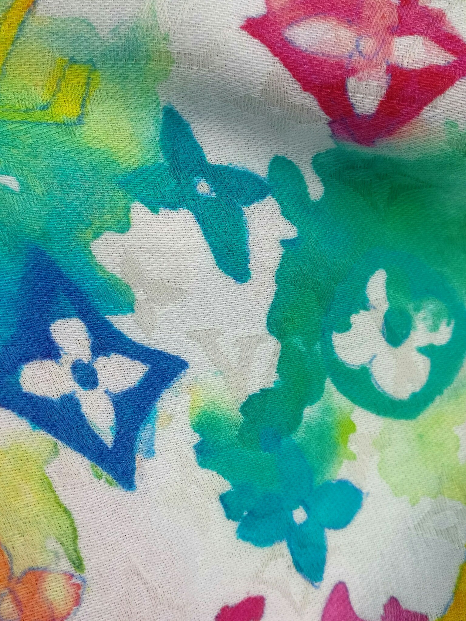 Louis Vuitton Limited Edition Watercolor Stole Shawl