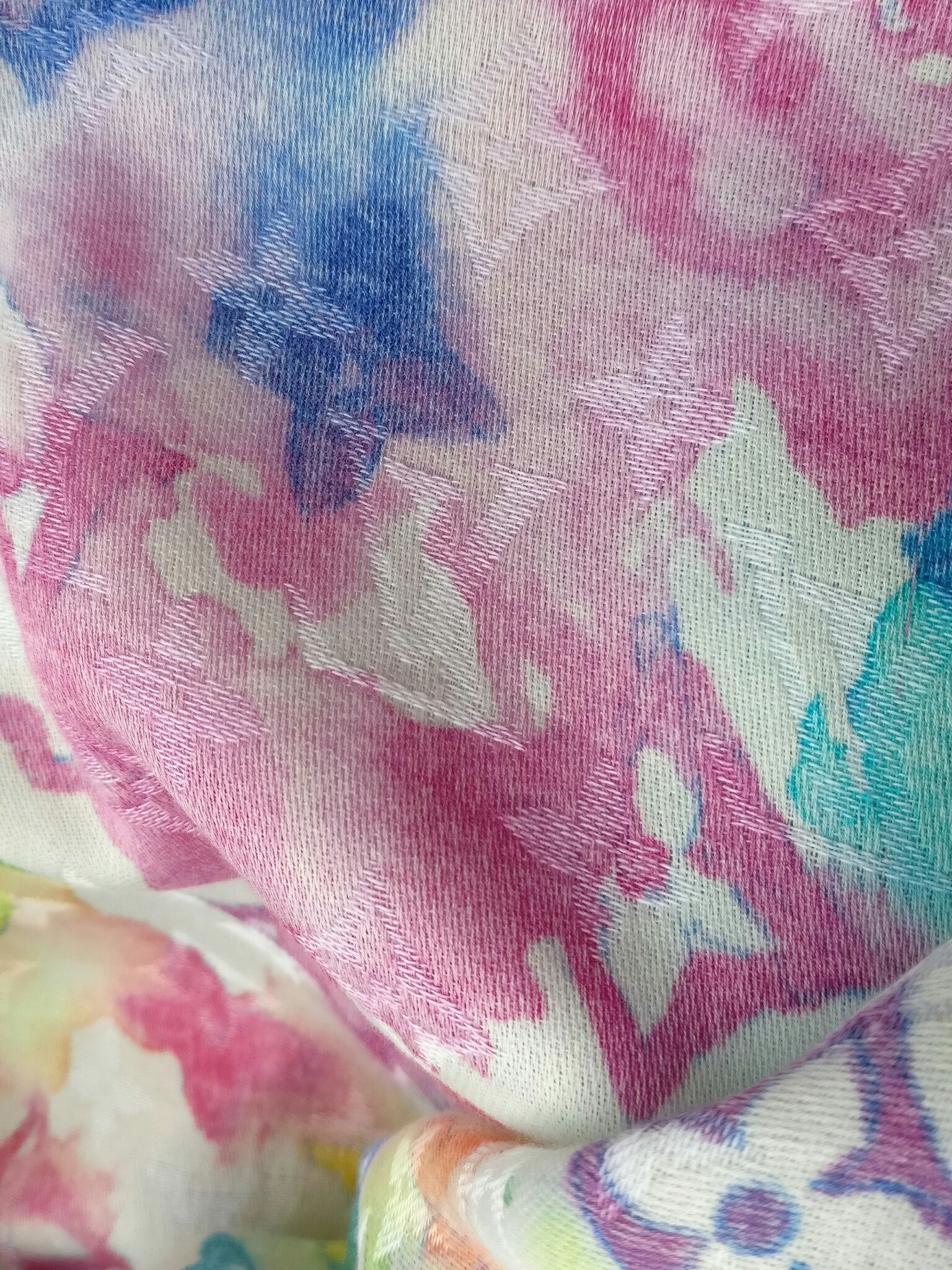 Louis Vuitton Limited Edition Watercolor Stole Shawl