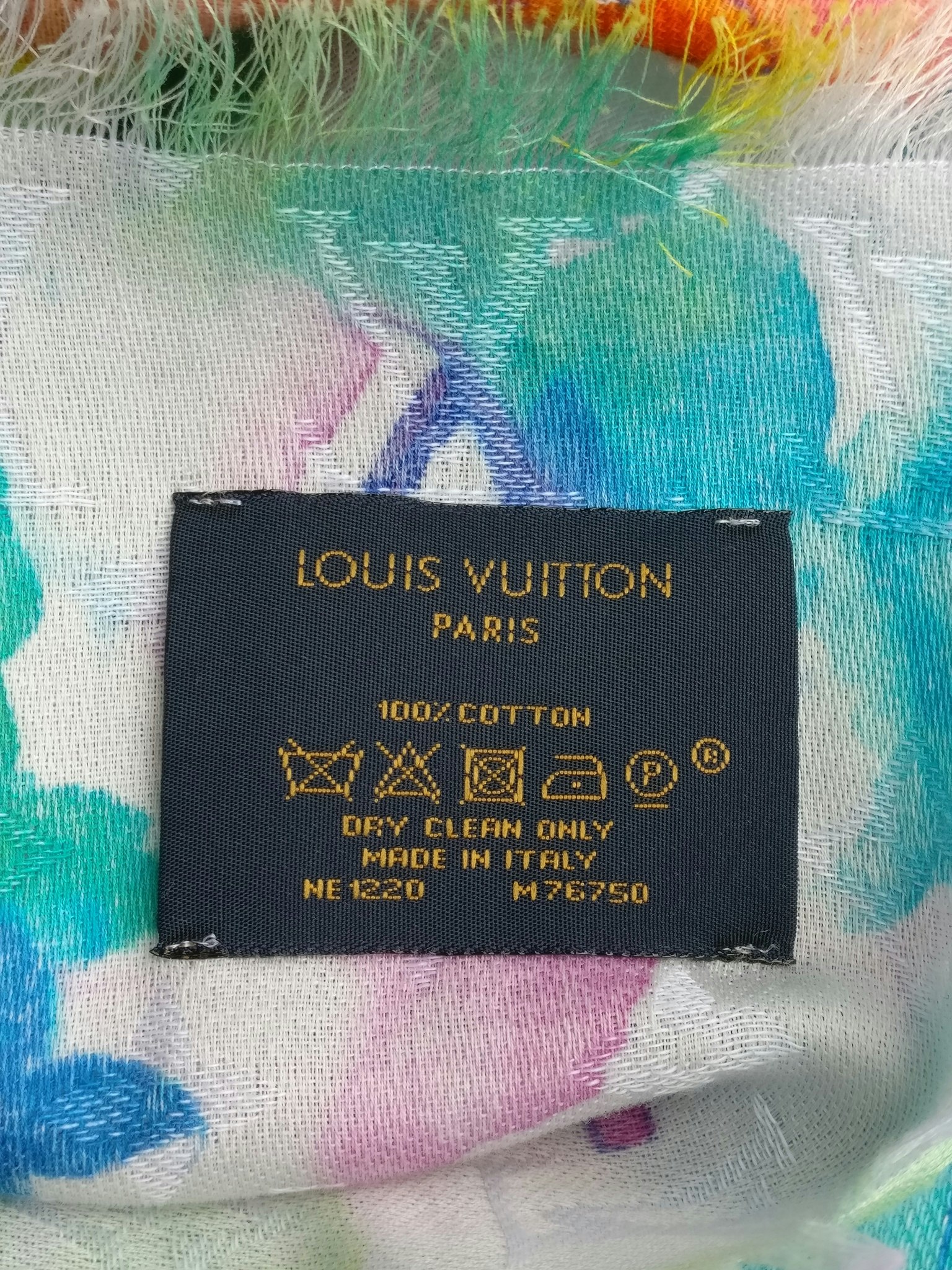 Louis Vuitton Limited Edition Watercolor Stole Shawl