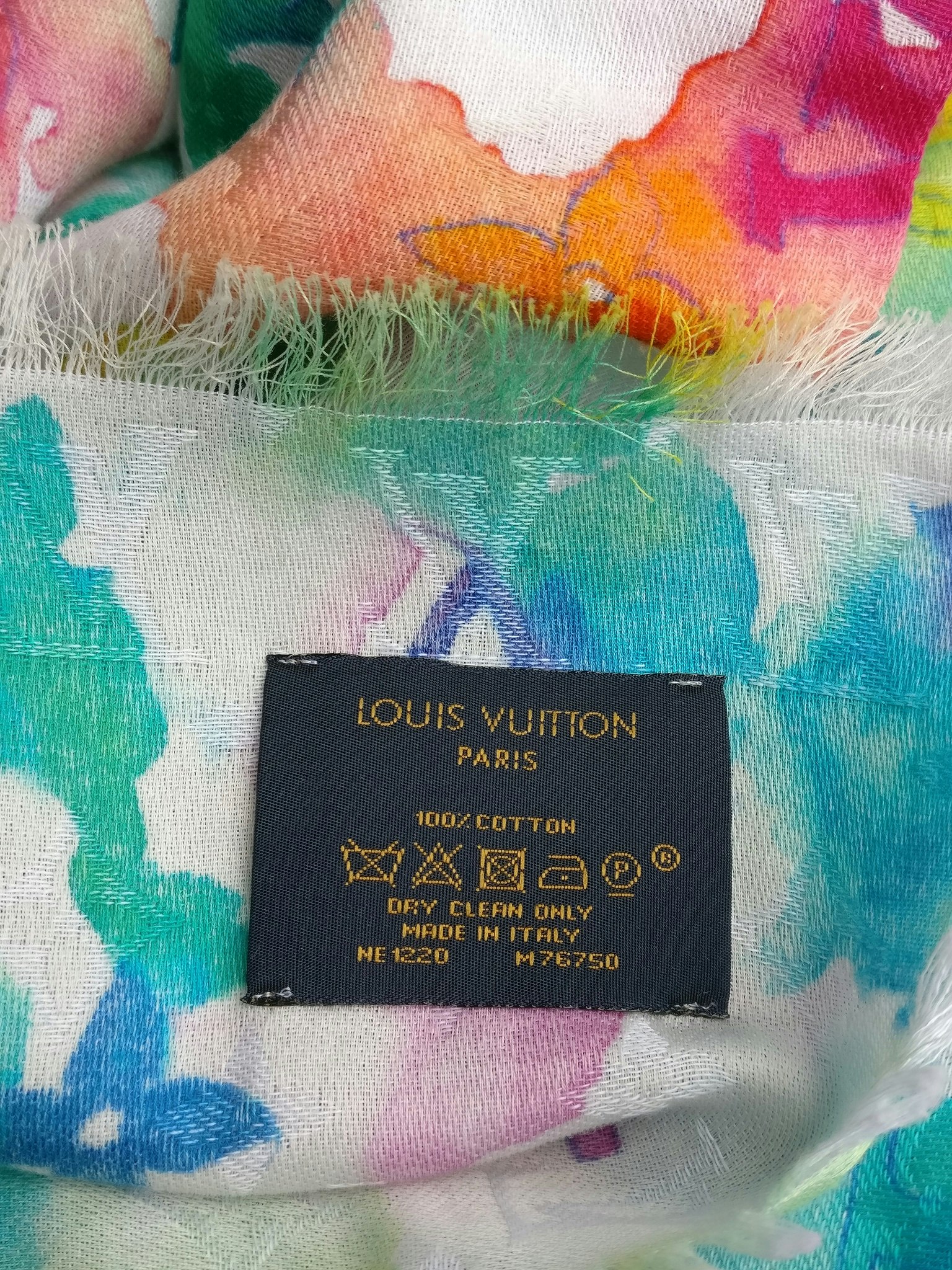 Louis Vuitton Limited Edition Watercolor Stole Shawl