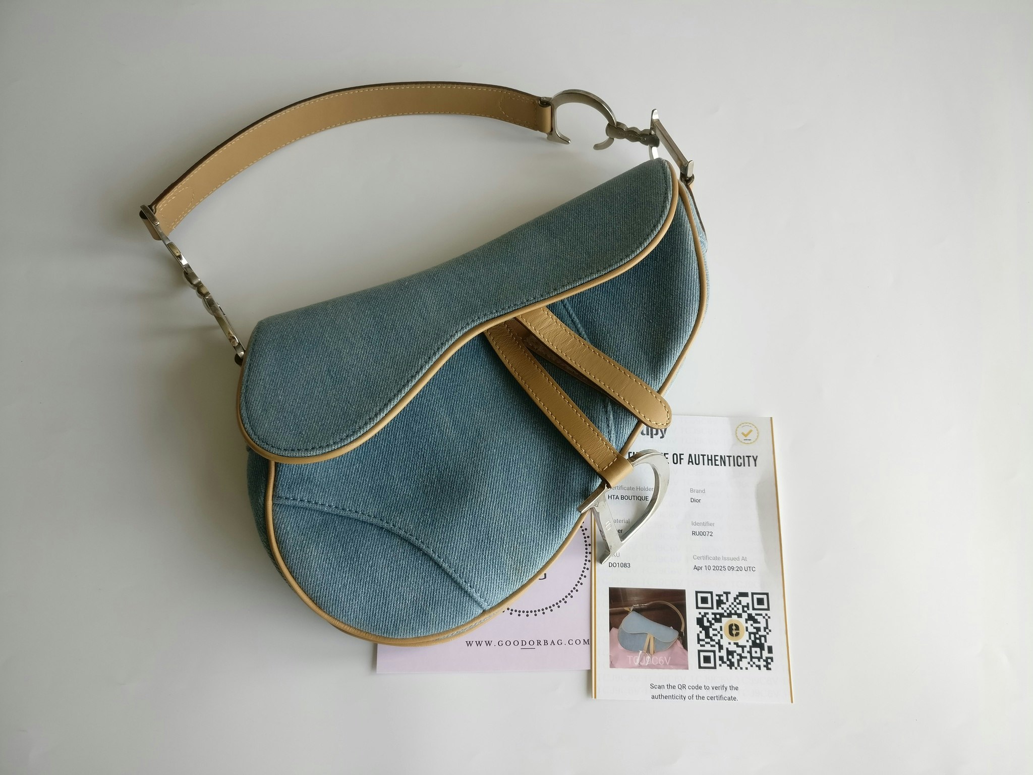 Dior Saddle bag denim