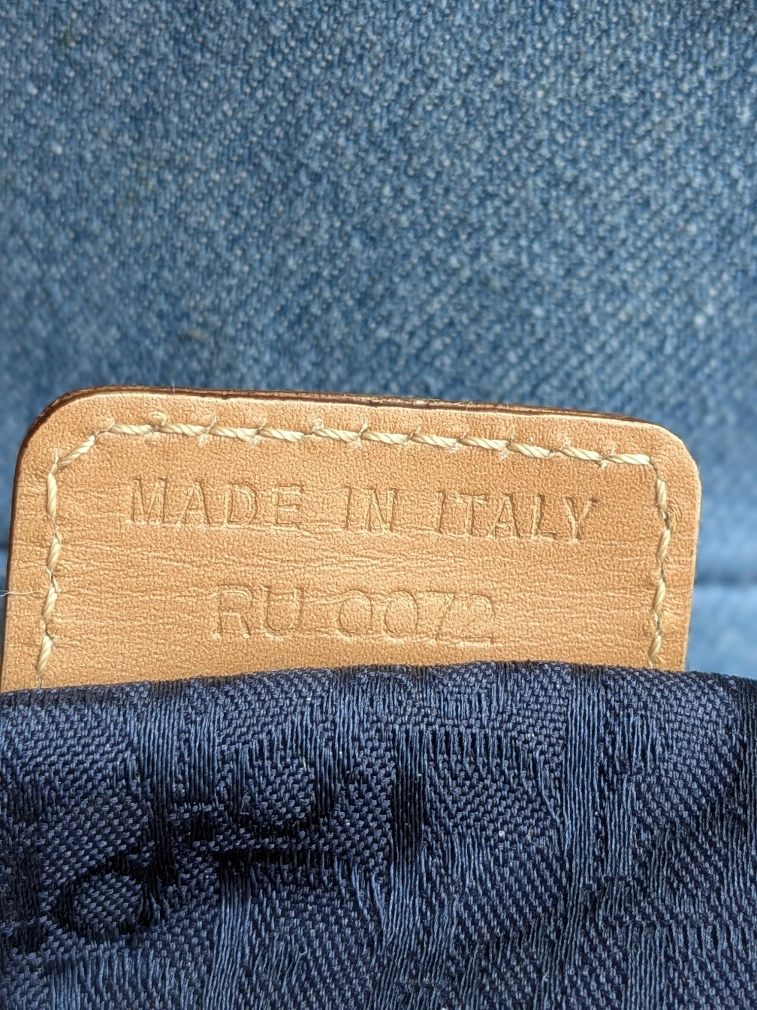 Dior Saddle bag denim
