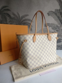 Louis Vuitton Neverfull MM damier azur