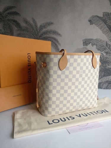 Louis Vuitton Neverfull MM damier azur