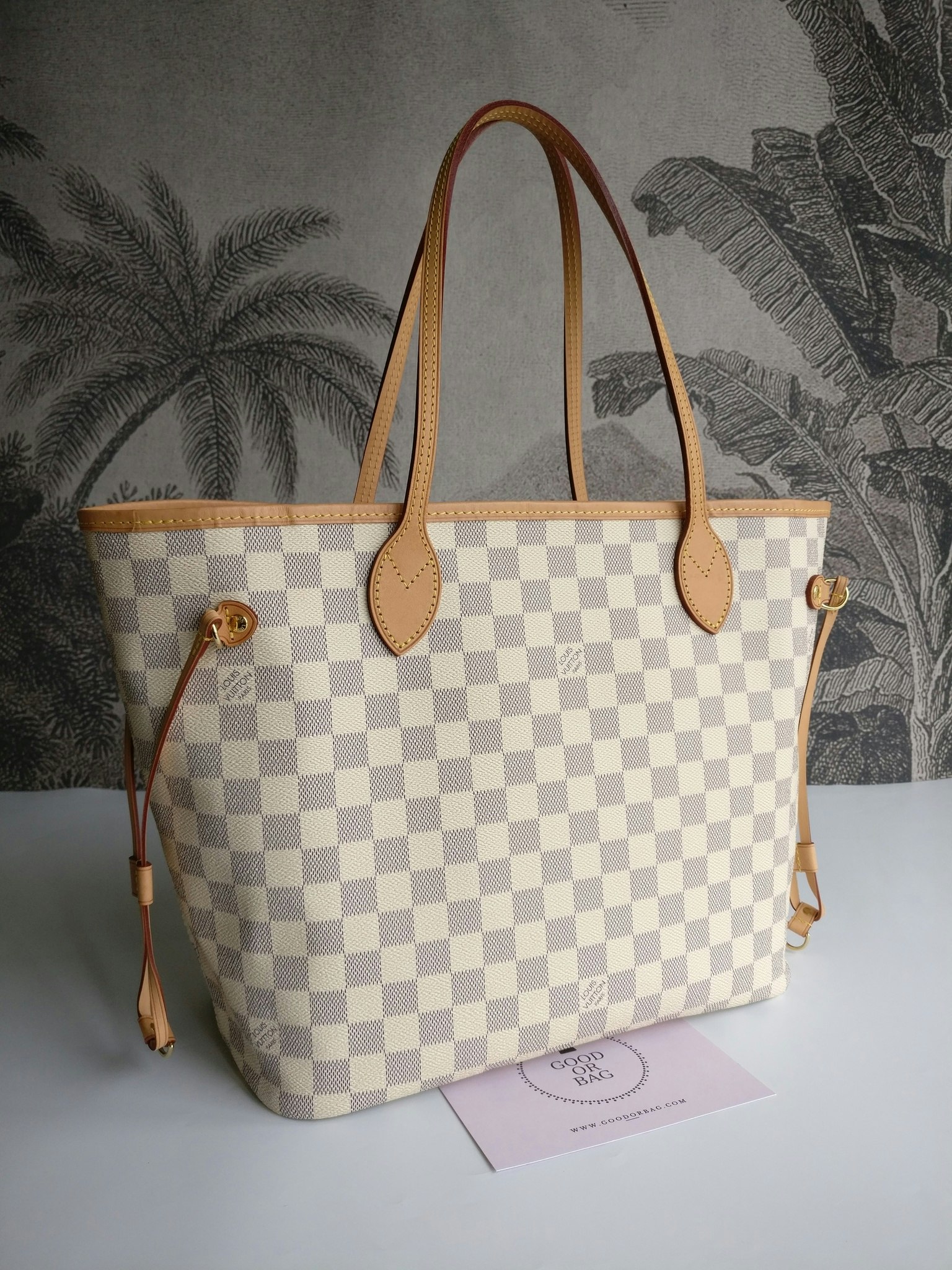 Louis Vuitton Neverfull MM damier azur