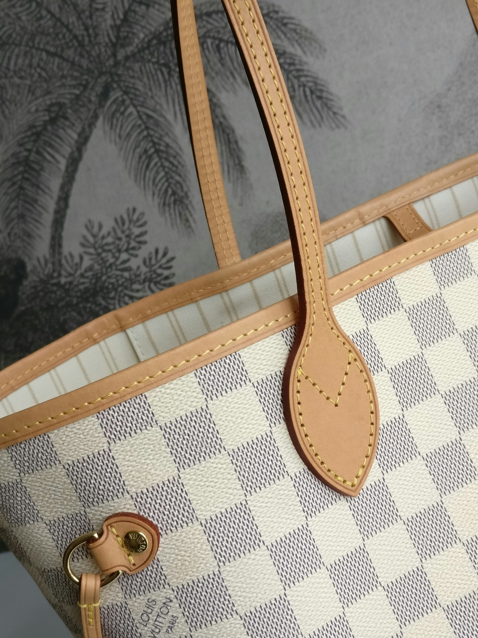 Louis Vuitton Neverfull MM damier azur
