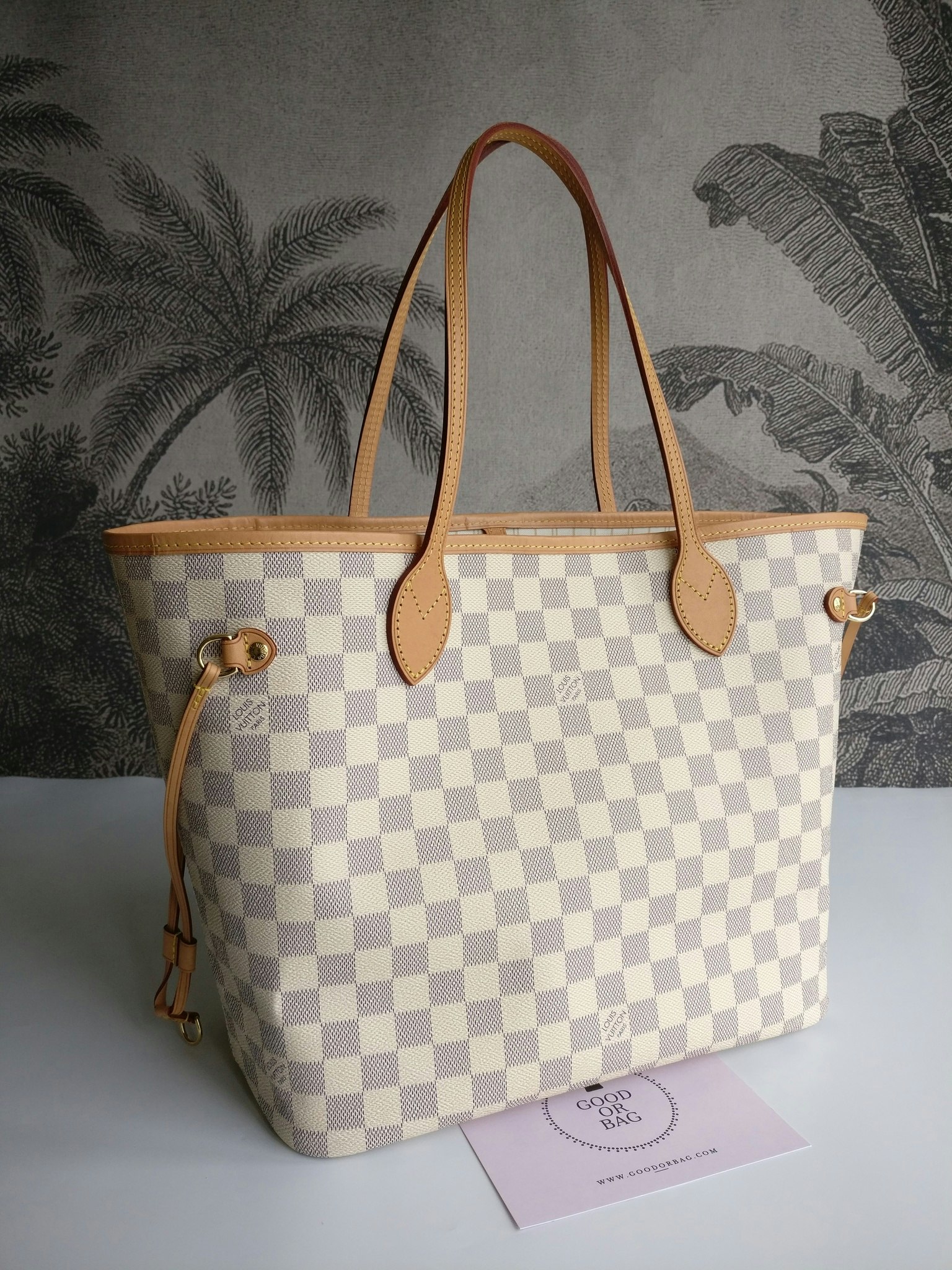 Louis Vuitton Neverfull MM damier azur