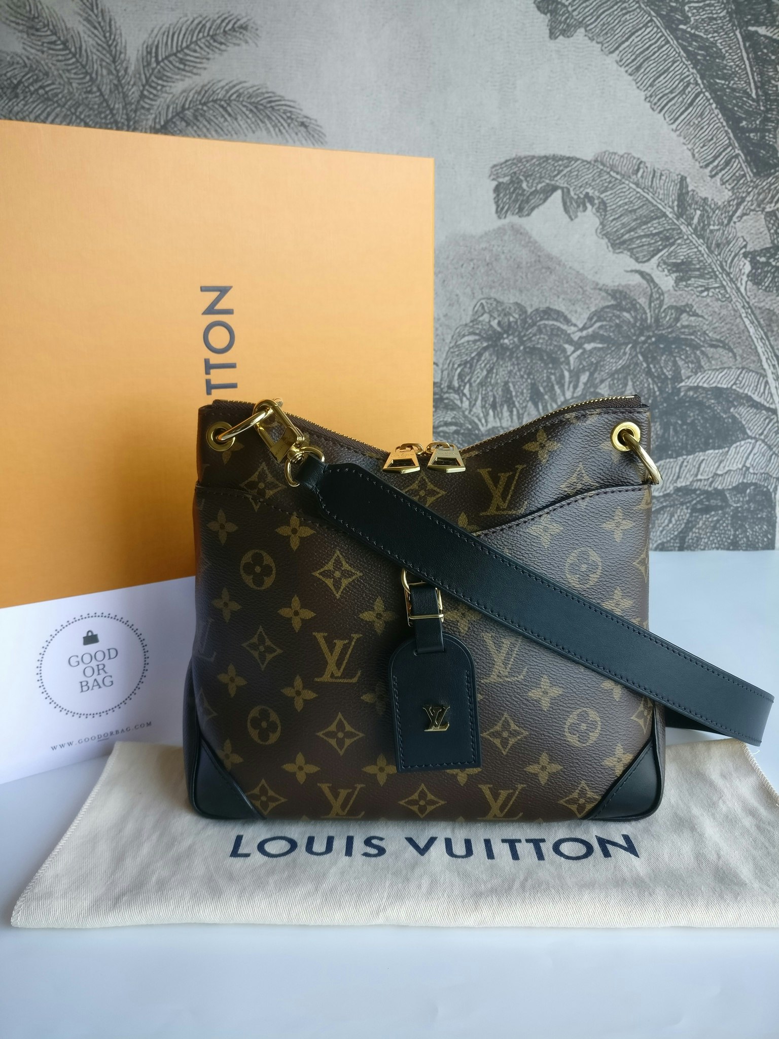 Louis Vuitton Odeon PM monogram black