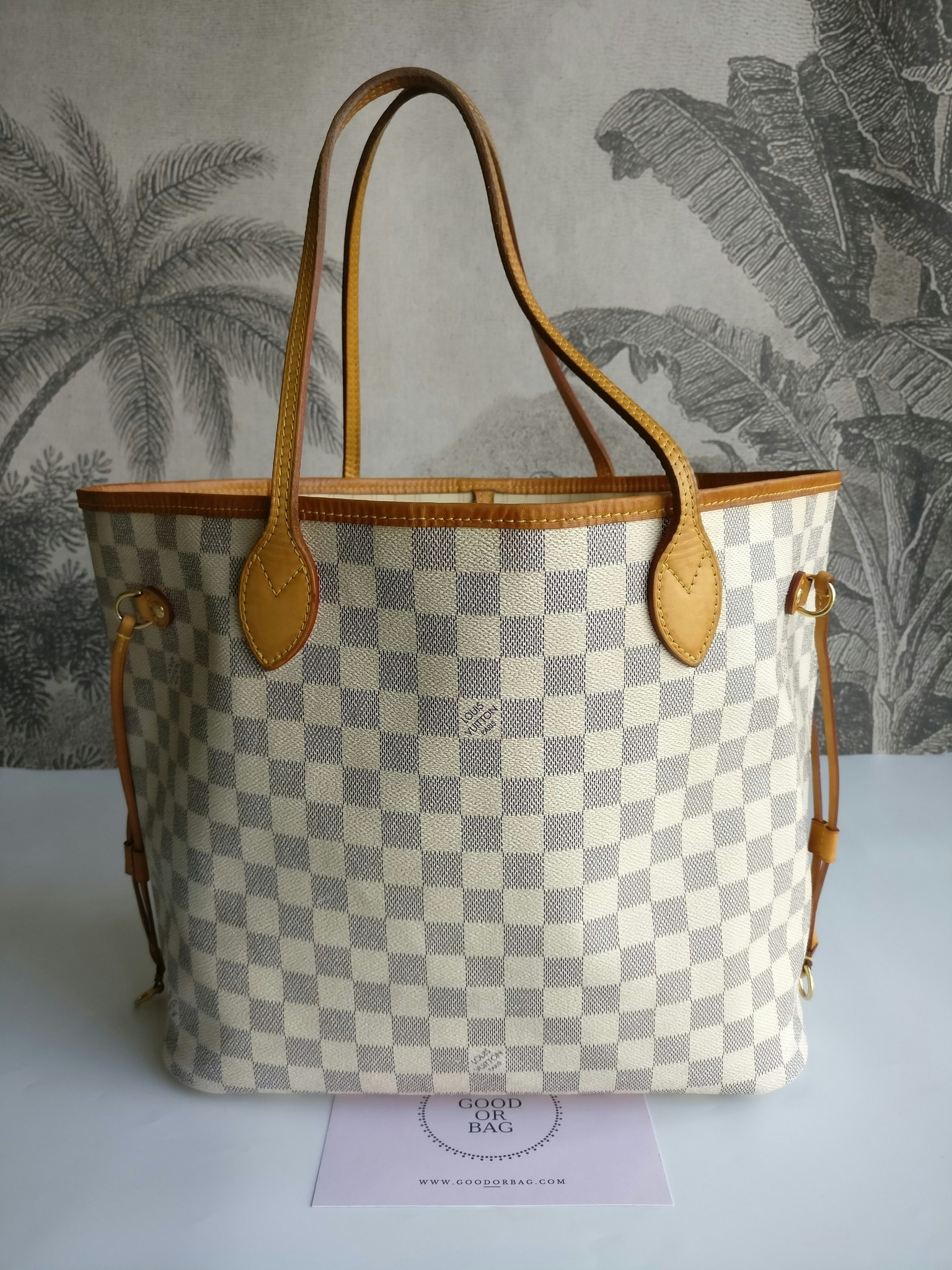Louis Vuitton Neverfull MM damier azur