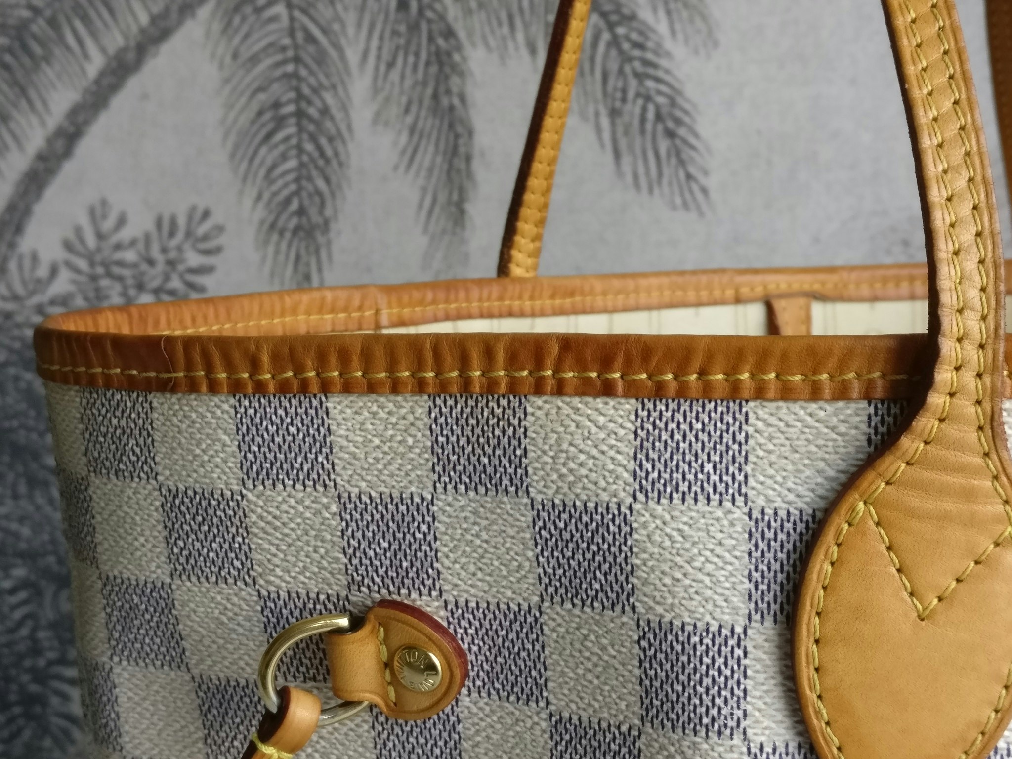 Louis Vuitton Neverfull MM damier azur