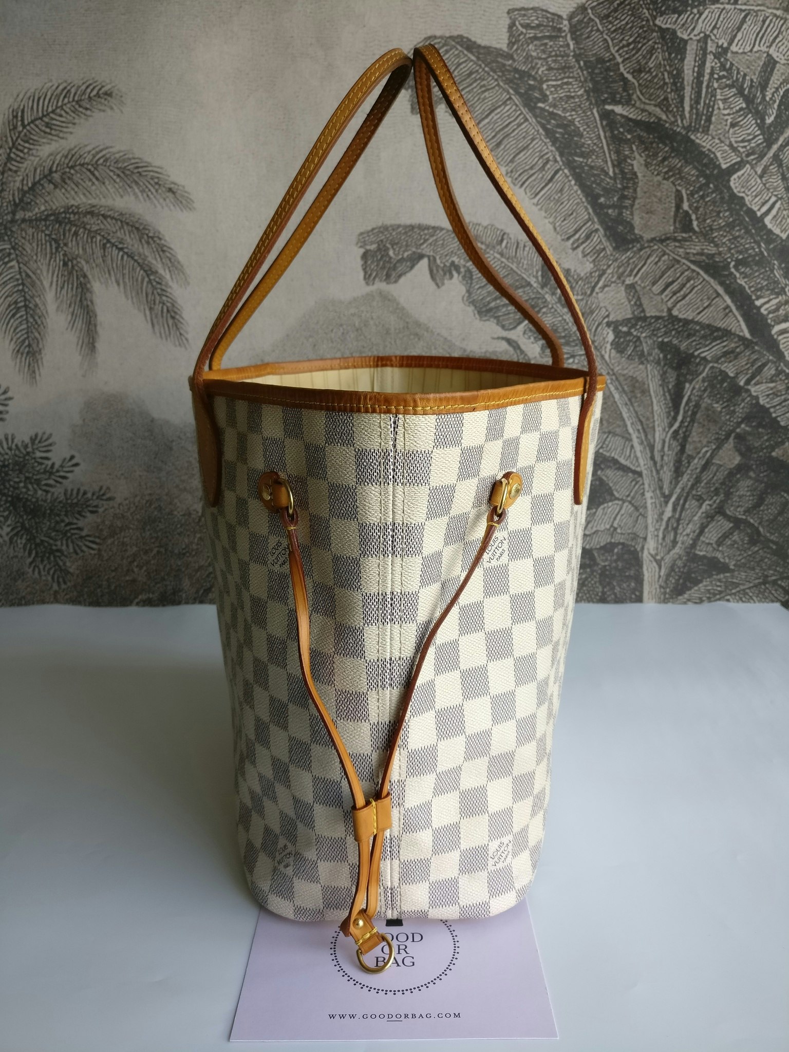 Louis Vuitton Neverfull MM damier azur