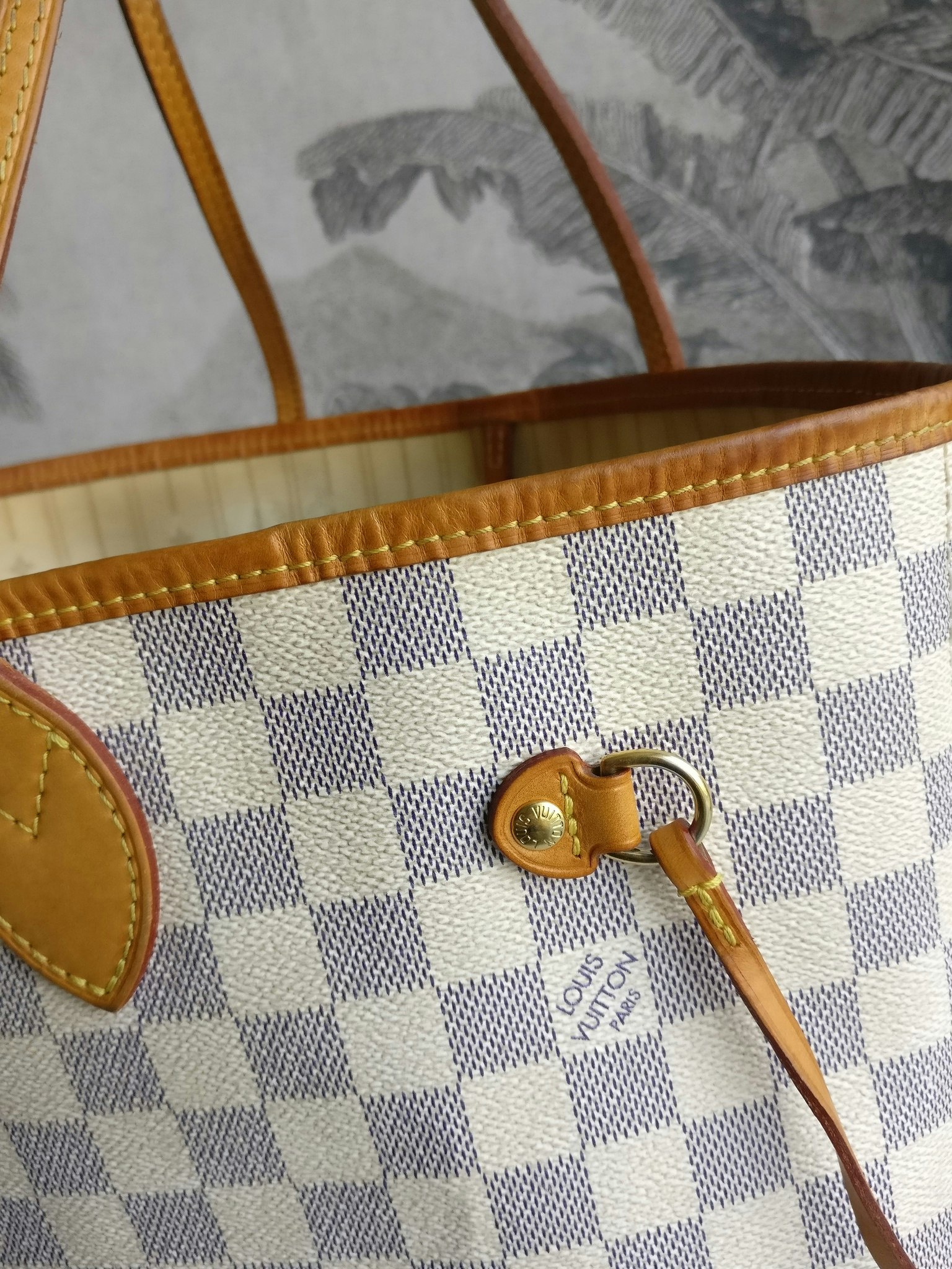 Louis Vuitton Neverfull MM damier azur