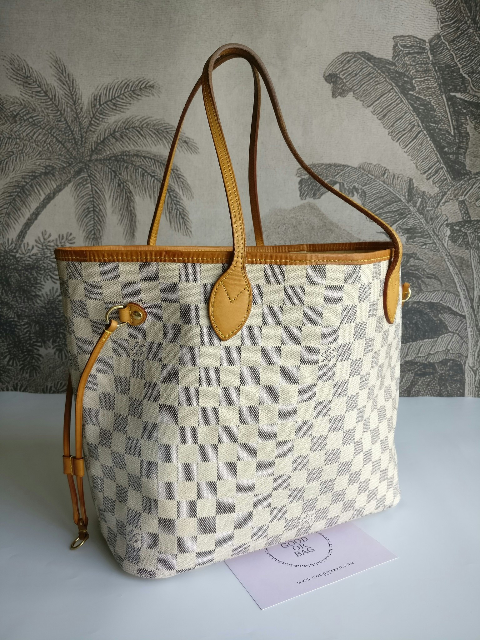Louis Vuitton Neverfull MM damier azur