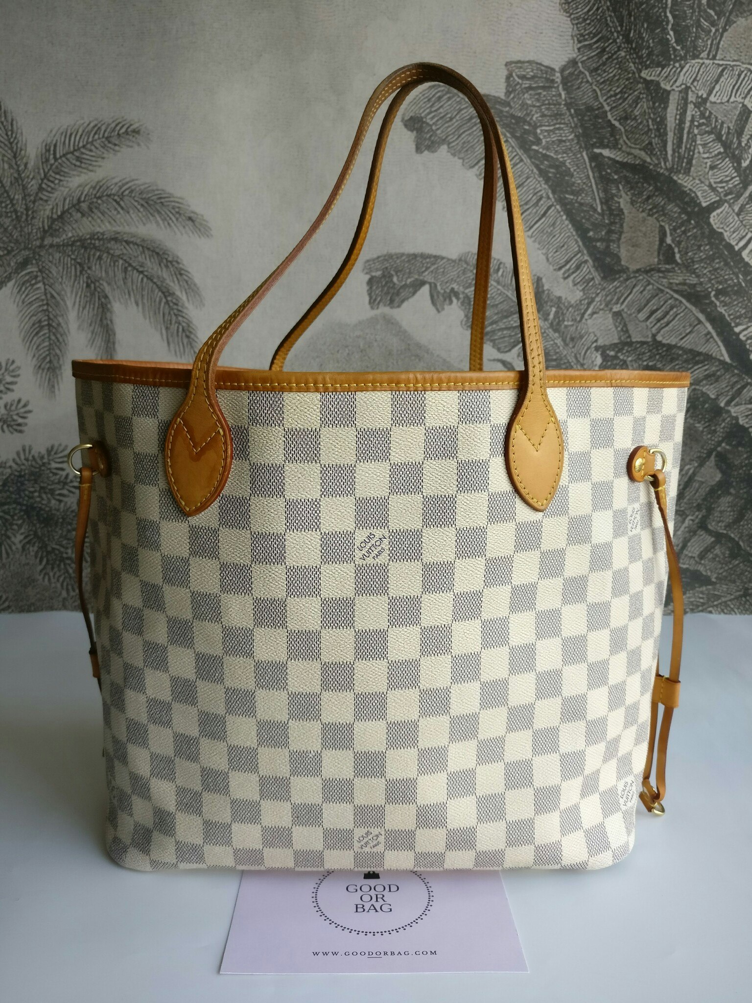 Louis Vuitton Neverfull MM damier azur
