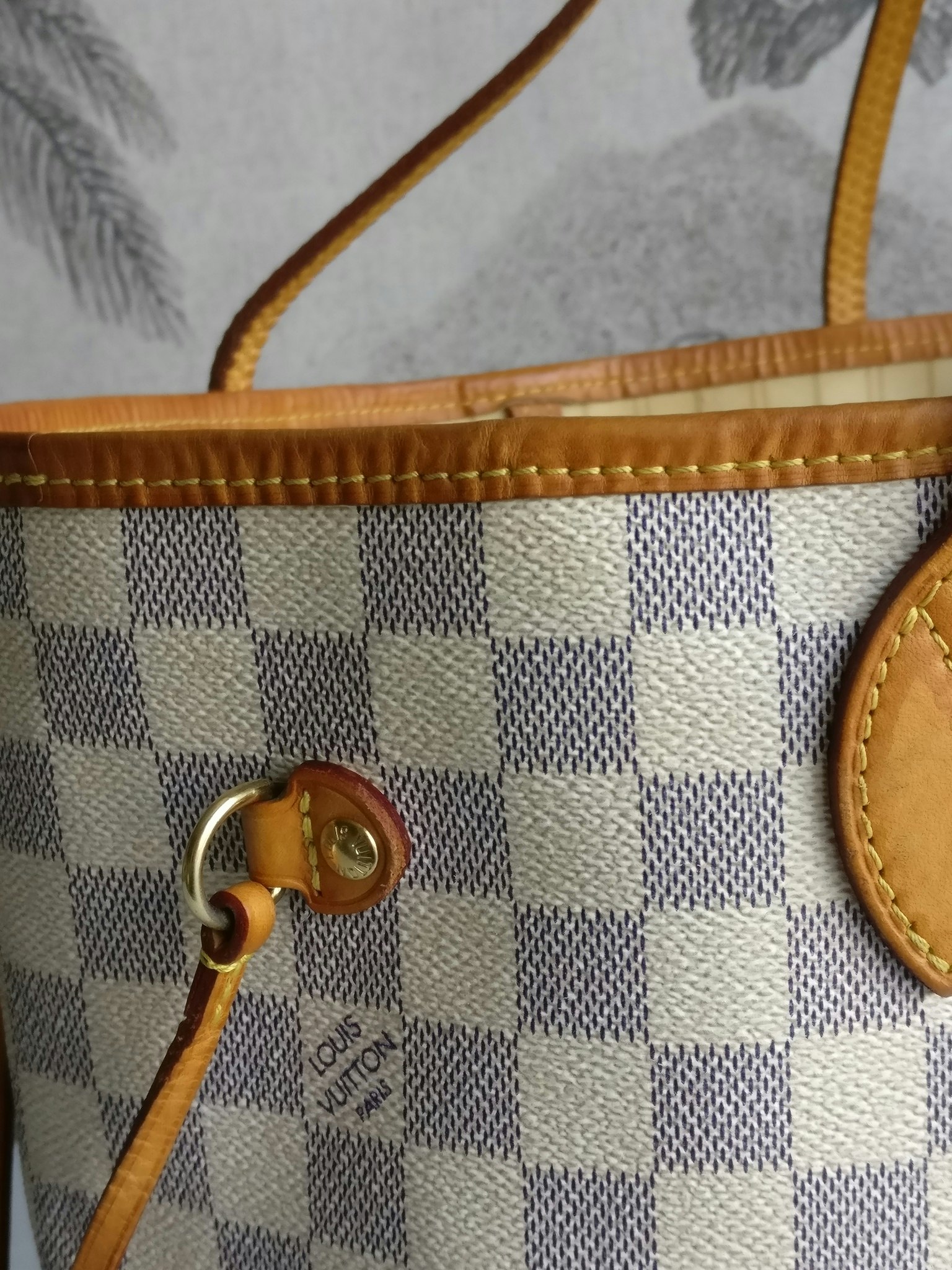 Louis Vuitton Neverfull MM damier azur