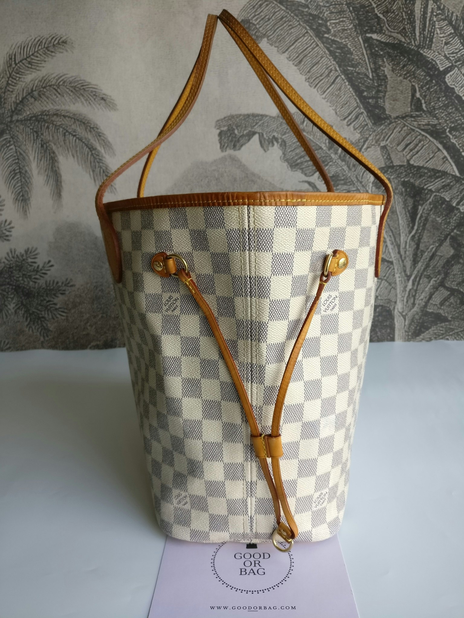 Louis Vuitton Neverfull MM damier azur