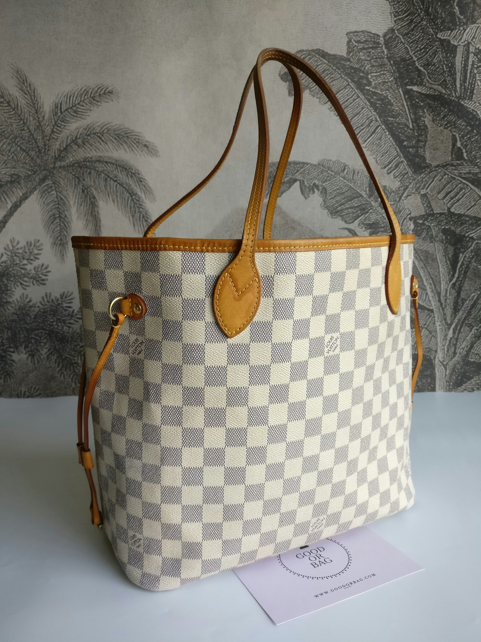 Louis Vuitton Neverfull MM damier azur
