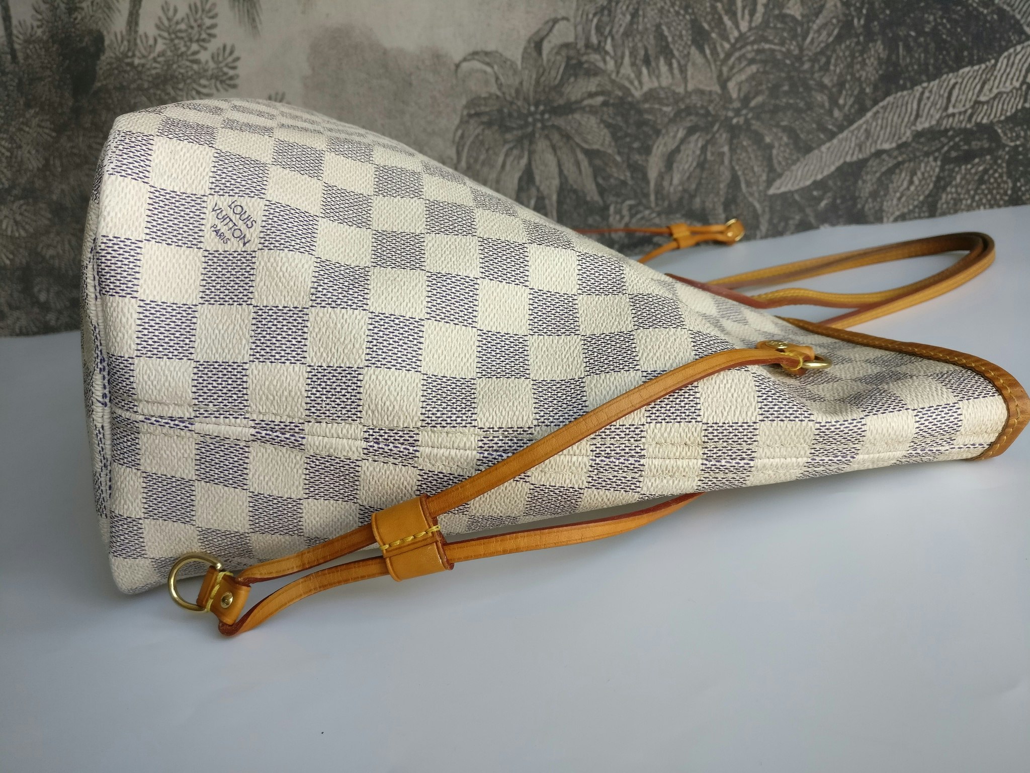 Louis Vuitton Neverfull MM damier azur