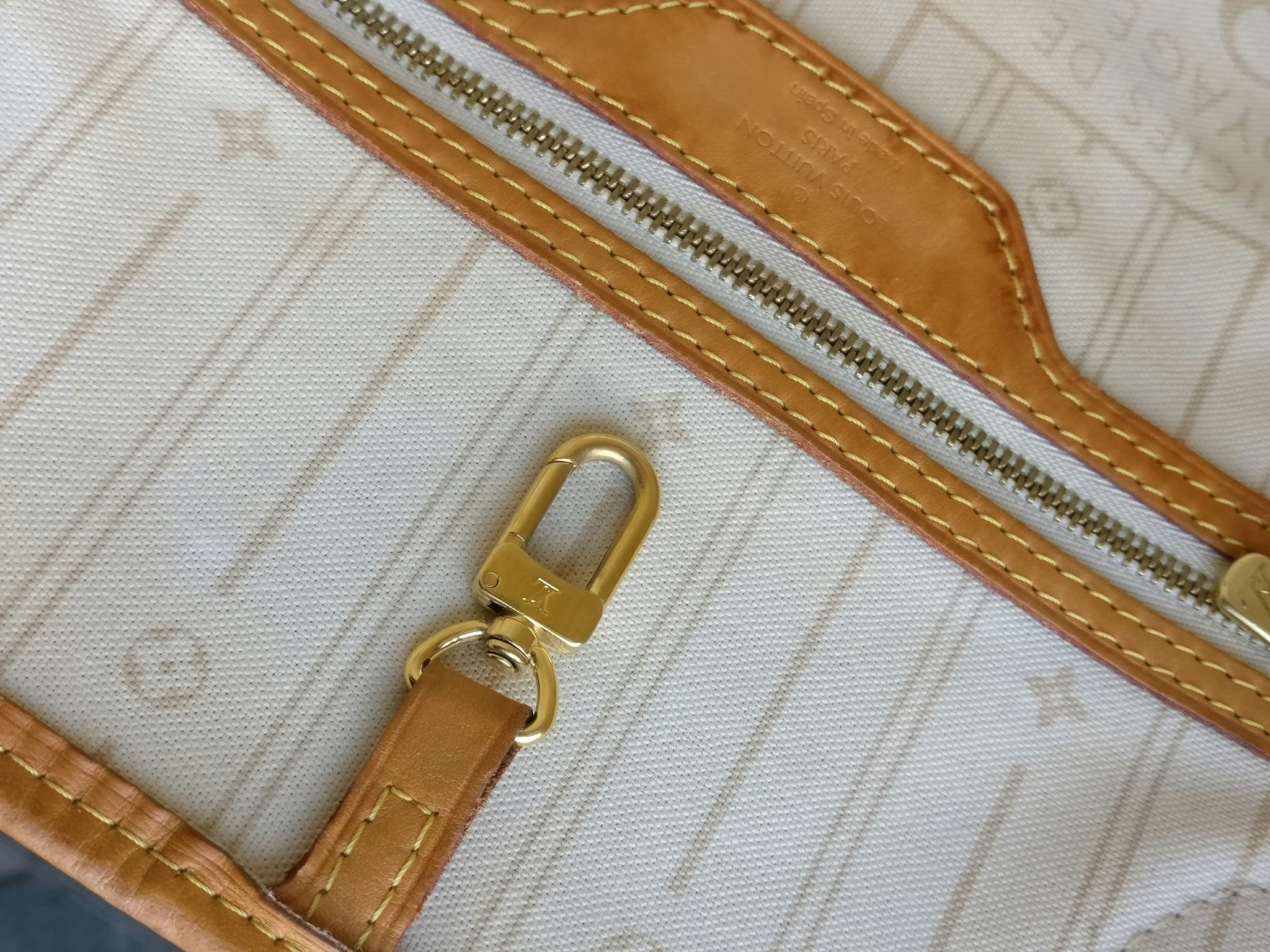 Louis Vuitton Neverfull MM damier azur