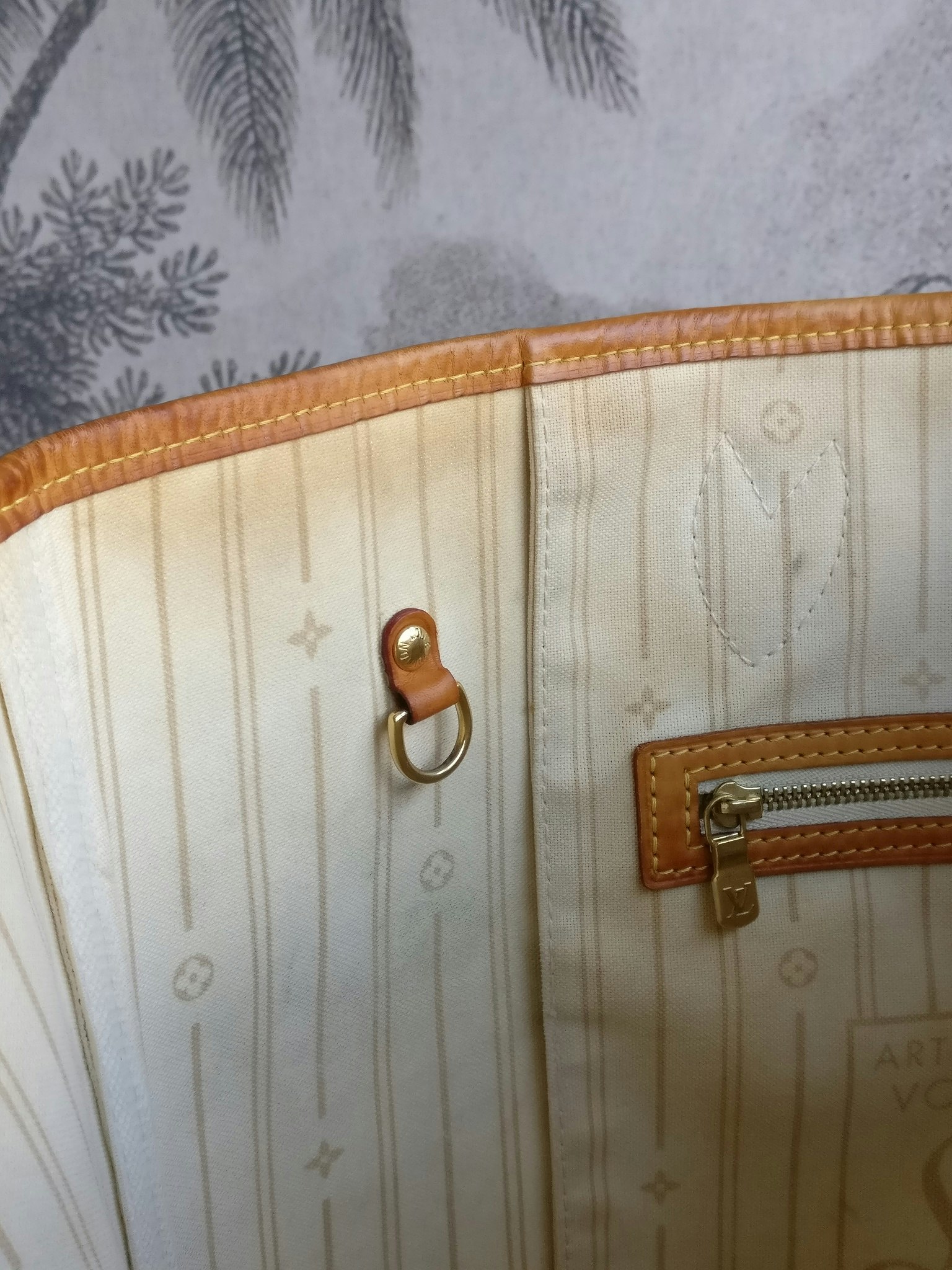 Louis Vuitton Neverfull MM damier azur