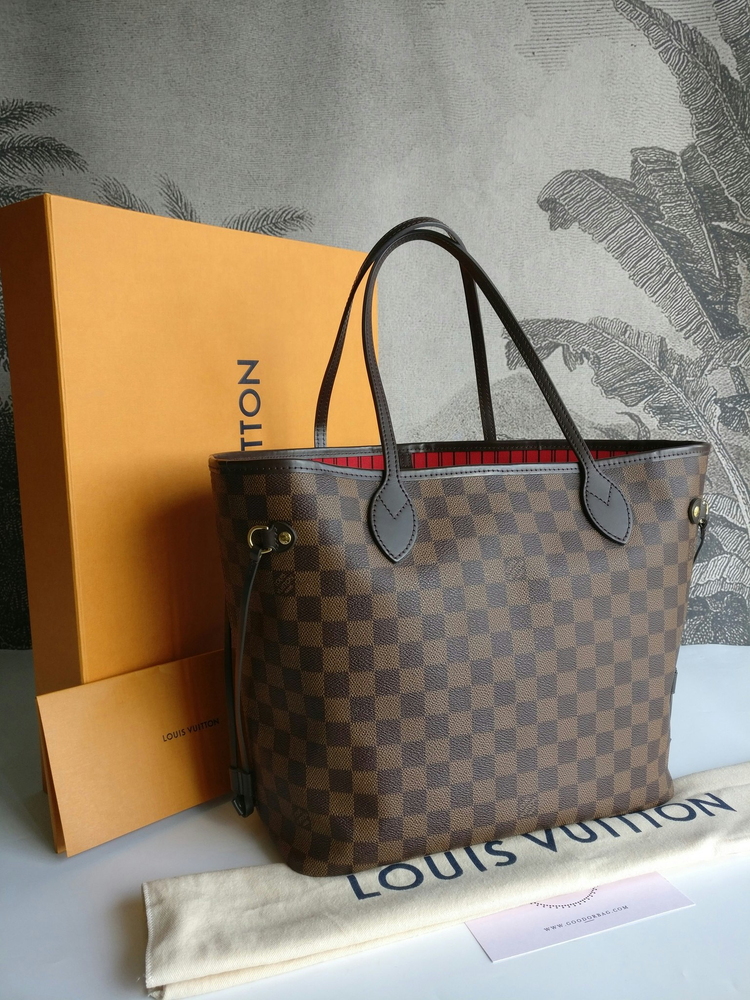 Louis Vuitton Neverfull MM damier ebene